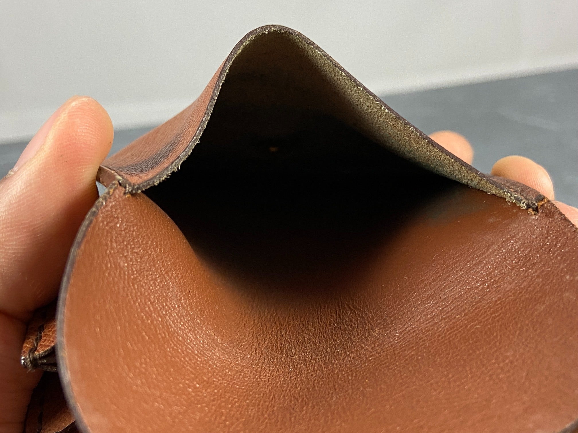 Louis Vuitton Coin Wallet Gousset Monogram Canvas