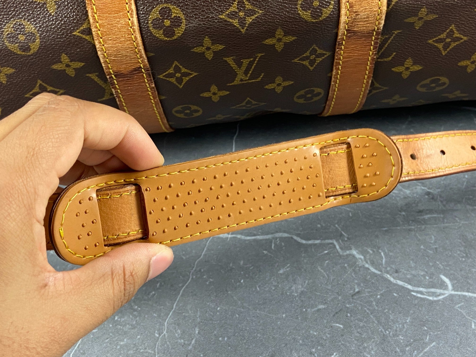 Louis Vuitton Keepall 55 Bandoulière Monogram Canvas