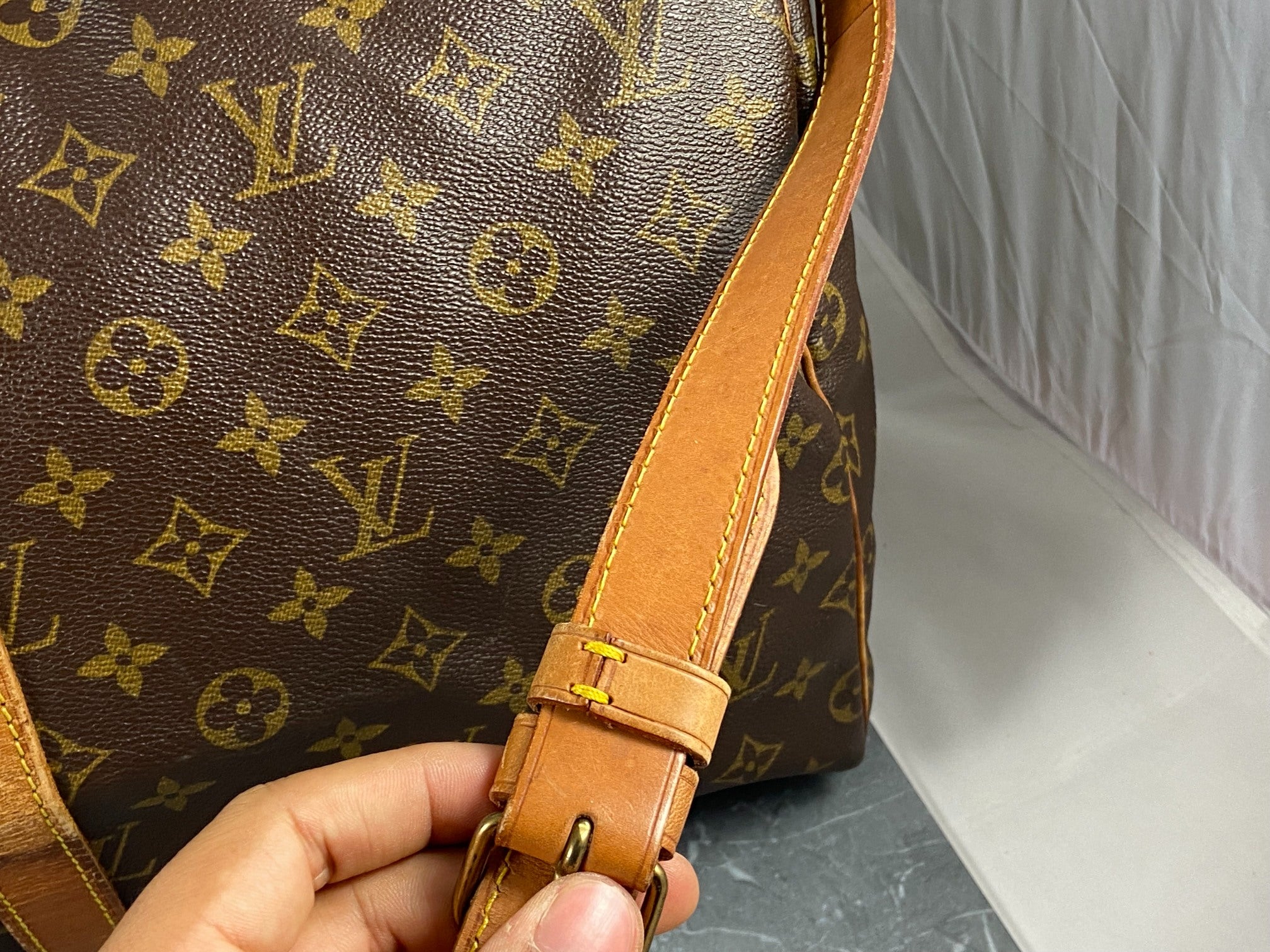 Louis Vuitton Keepall 55 Bandoulière Monogram Canvas