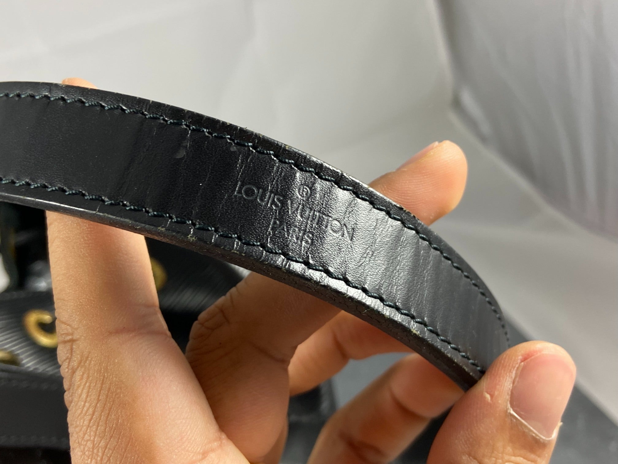 Louis Vuitton Sac Noé Petit Black Epi Leather