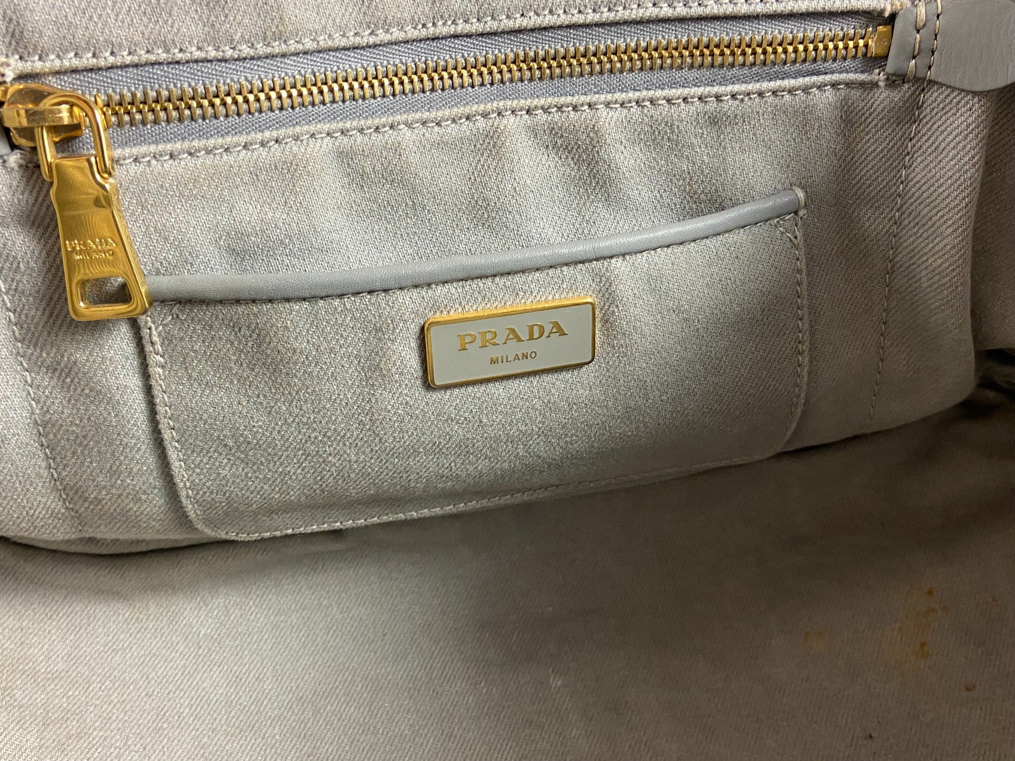 Prada Canapa Tote Bag Black