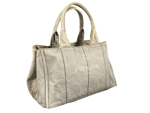 Prada Canapa Tote Bag Black