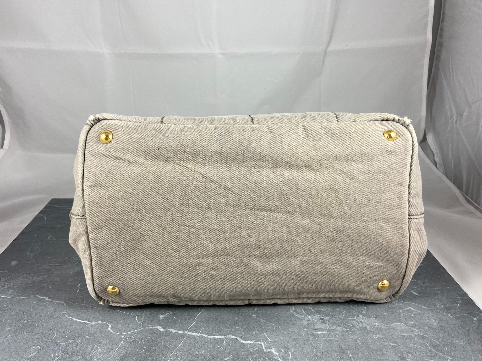 Prada Canapa Tote Bag Black