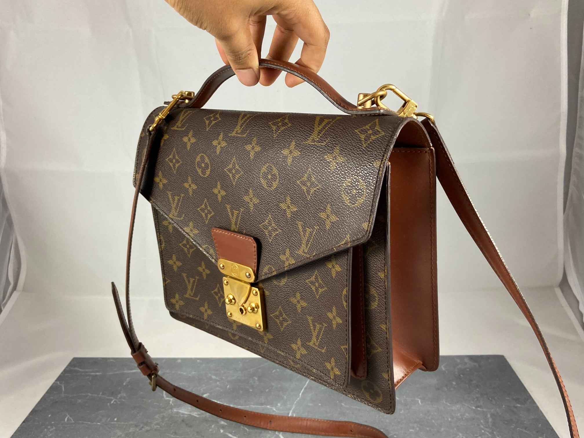 Louis Vuitton Monceau 28 Monogram Canvas