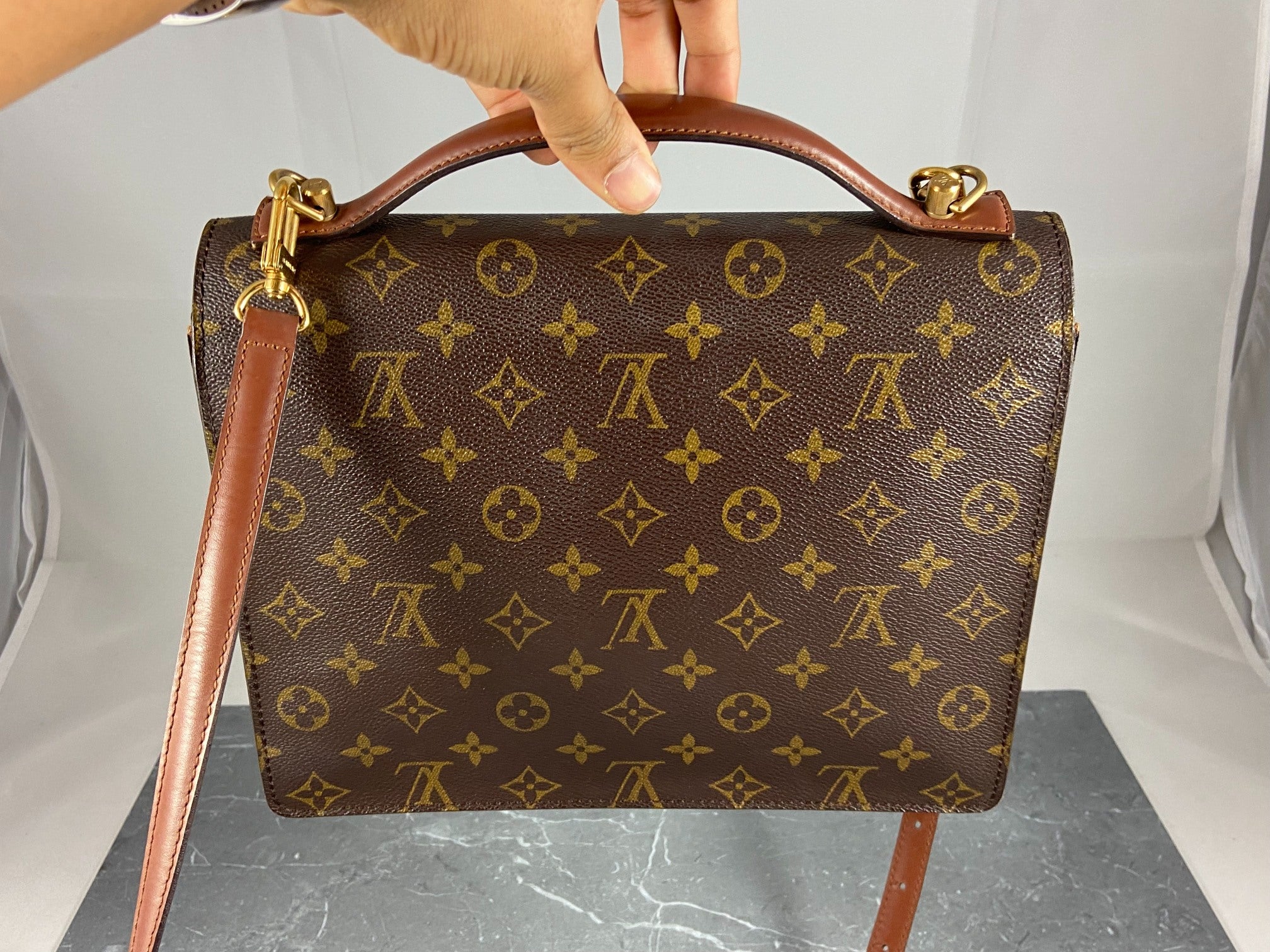 Louis Vuitton Monceau 28 Monogram Canvas