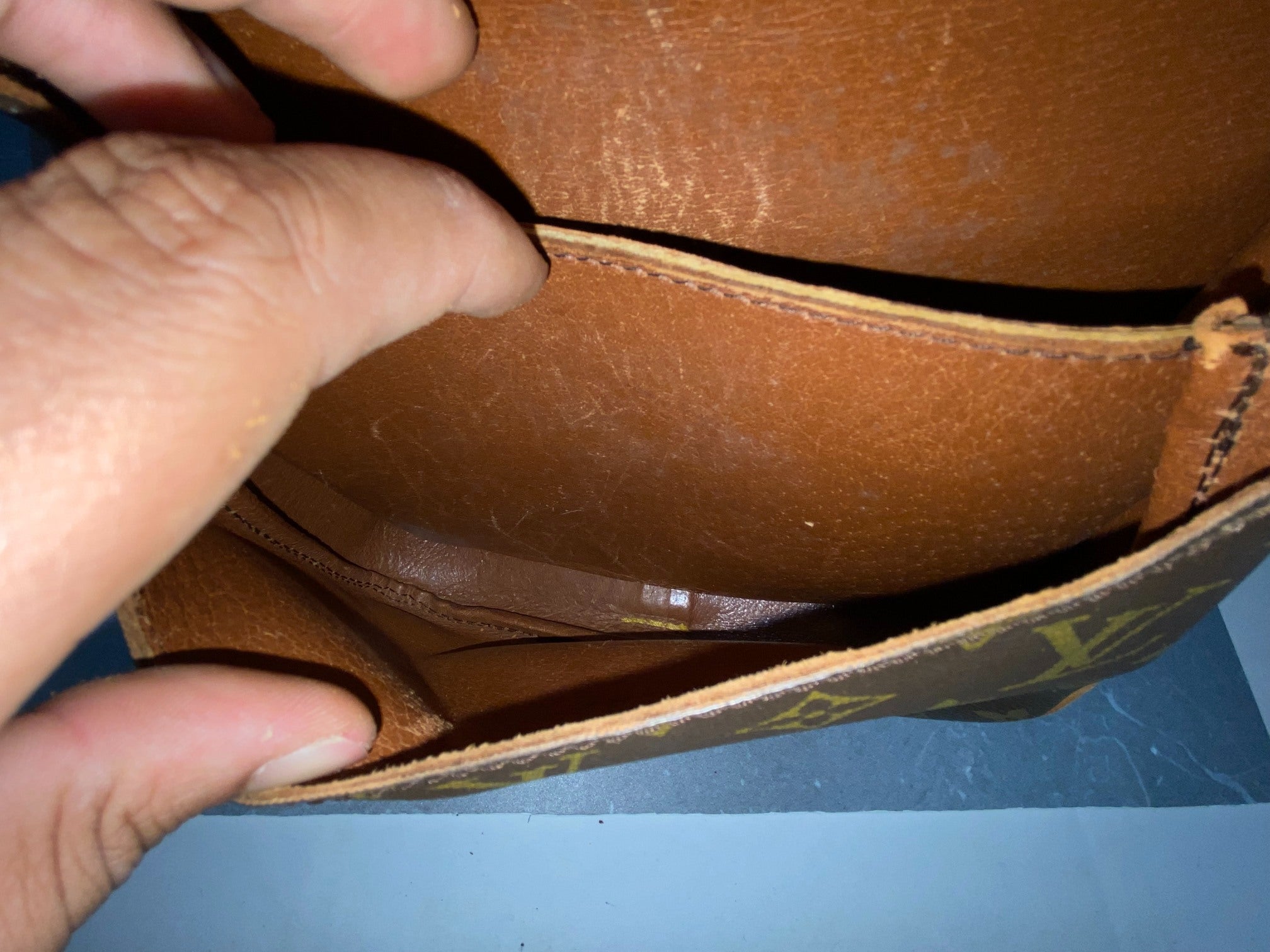 Louis Vuitton Cartouchière MM Shoulder Bag Monogram Canvas