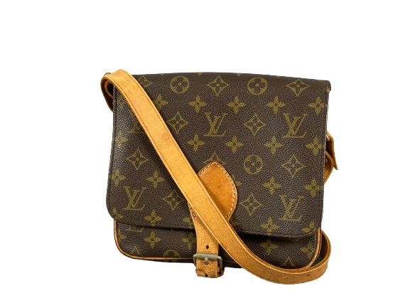 Louis Vuitton Cartouchiere MM Shoulder Bag Monogram Canvas