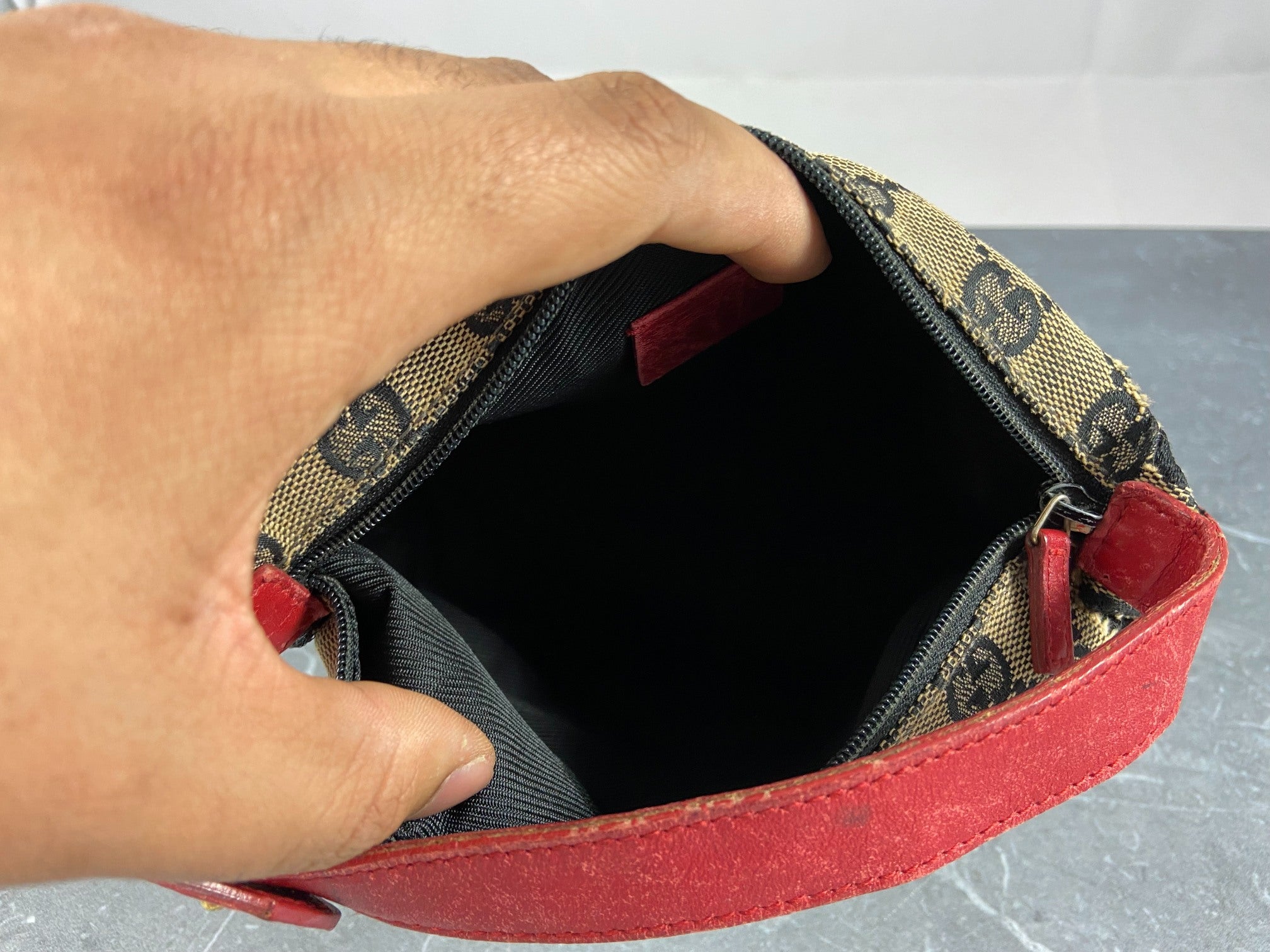 Gucci Hand / Mini Bag Beige GG Monogram