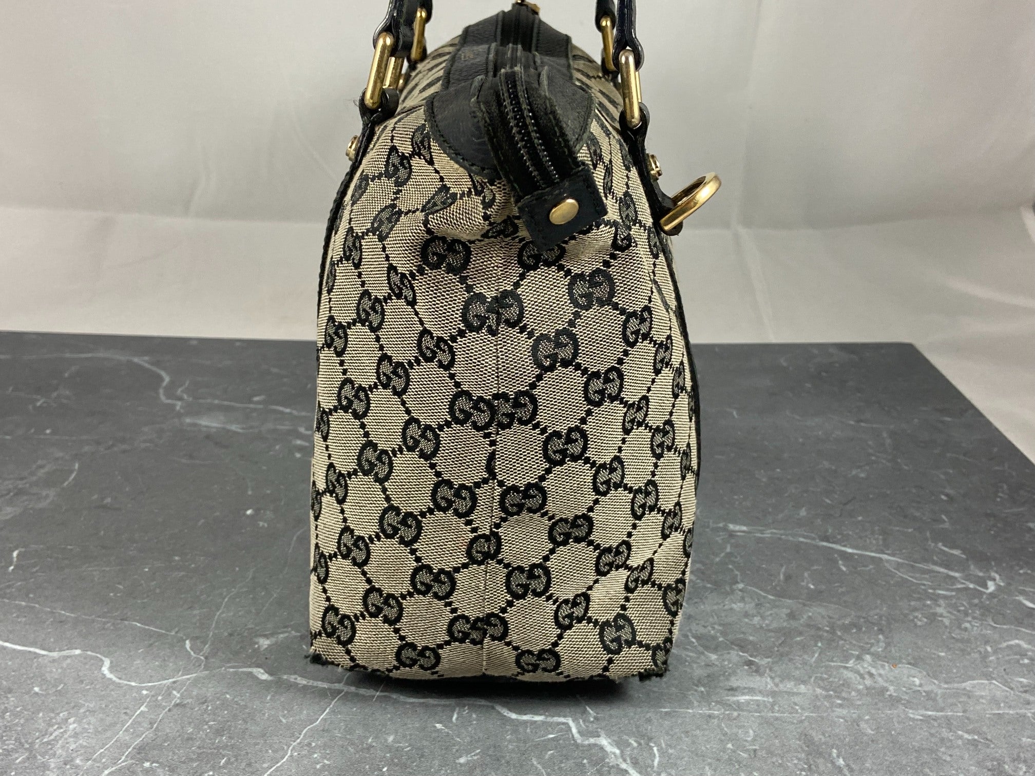 Gucci Abbey Hand / Shopper Bag Grey GG Monogram