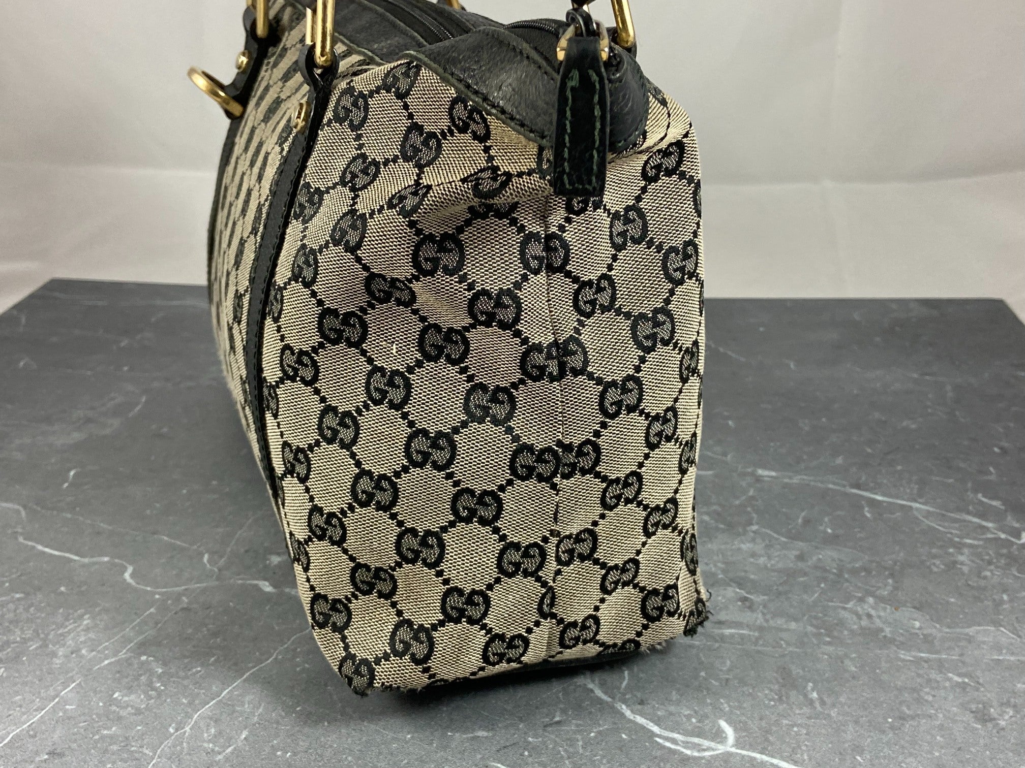 Gucci Abbey Hand / Shopper Bag Grey GG Monogram