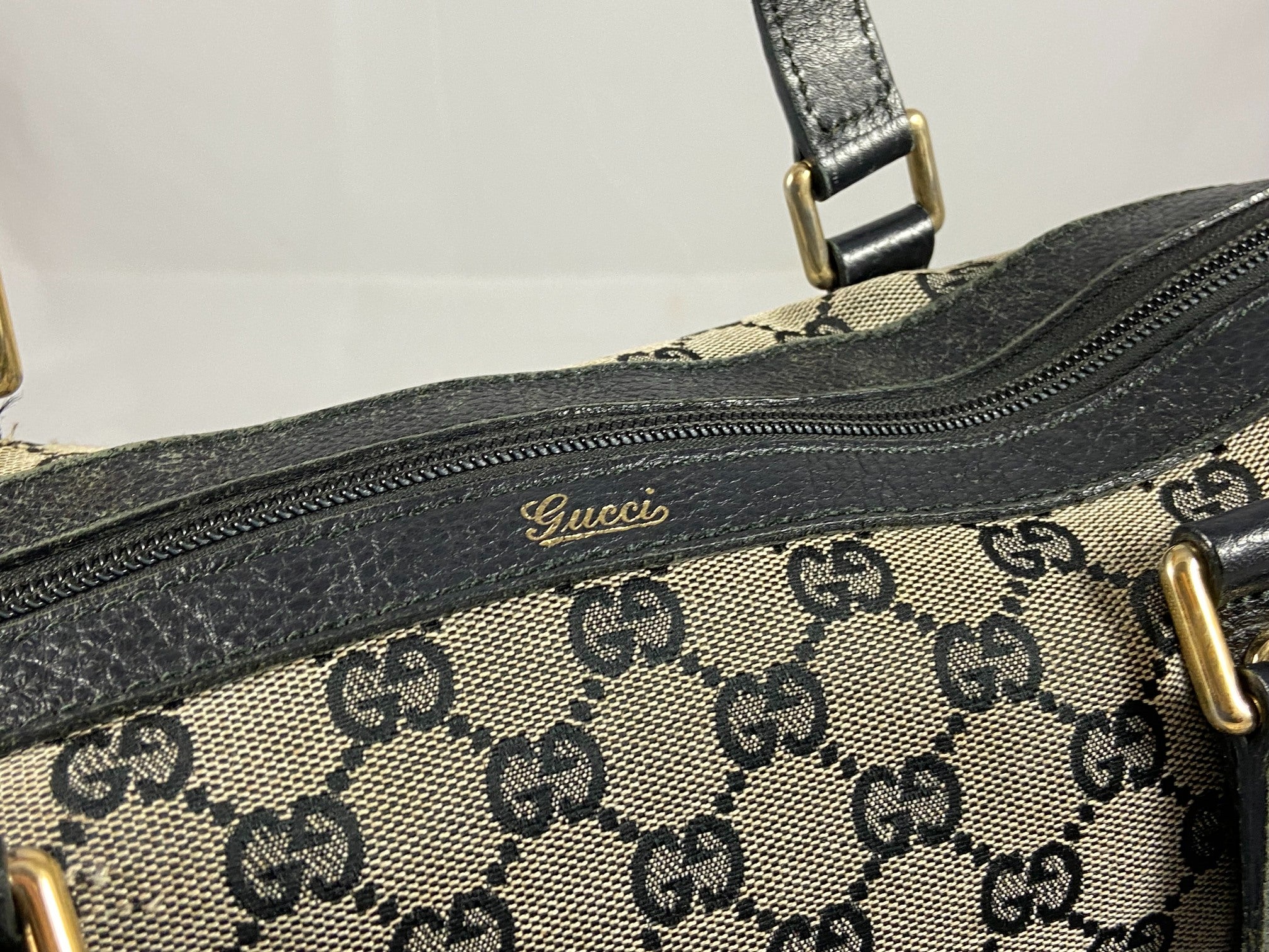 Gucci Abbey Hand / Shopper Bag Grey GG Monogram
