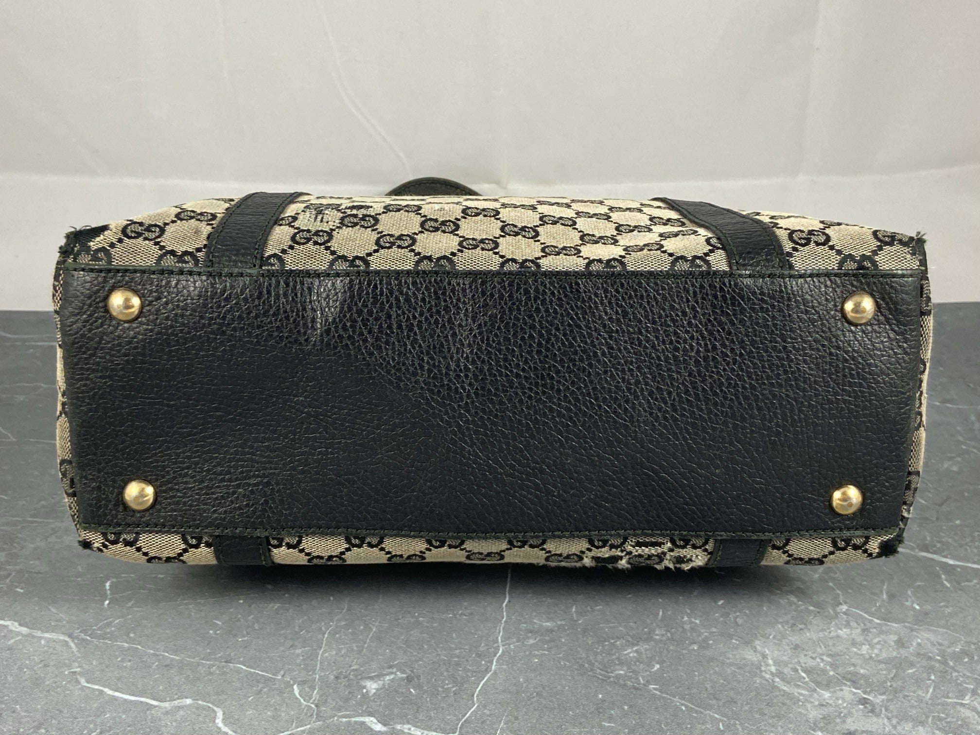 Gucci Abbey Hand / Shopper Bag Grey GG Monogram