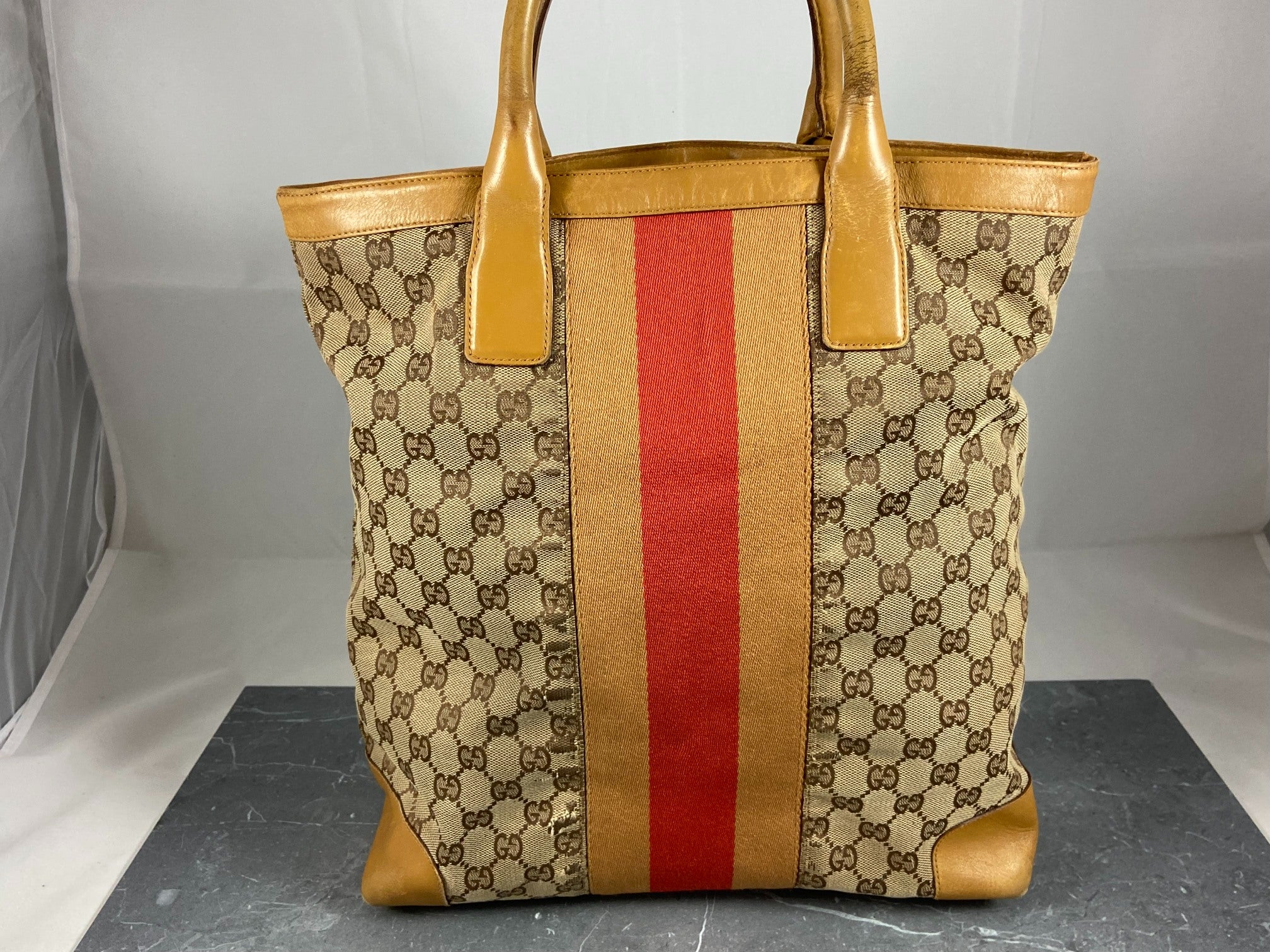 Gucci Hand / Tote Bag Beige GG Monogram