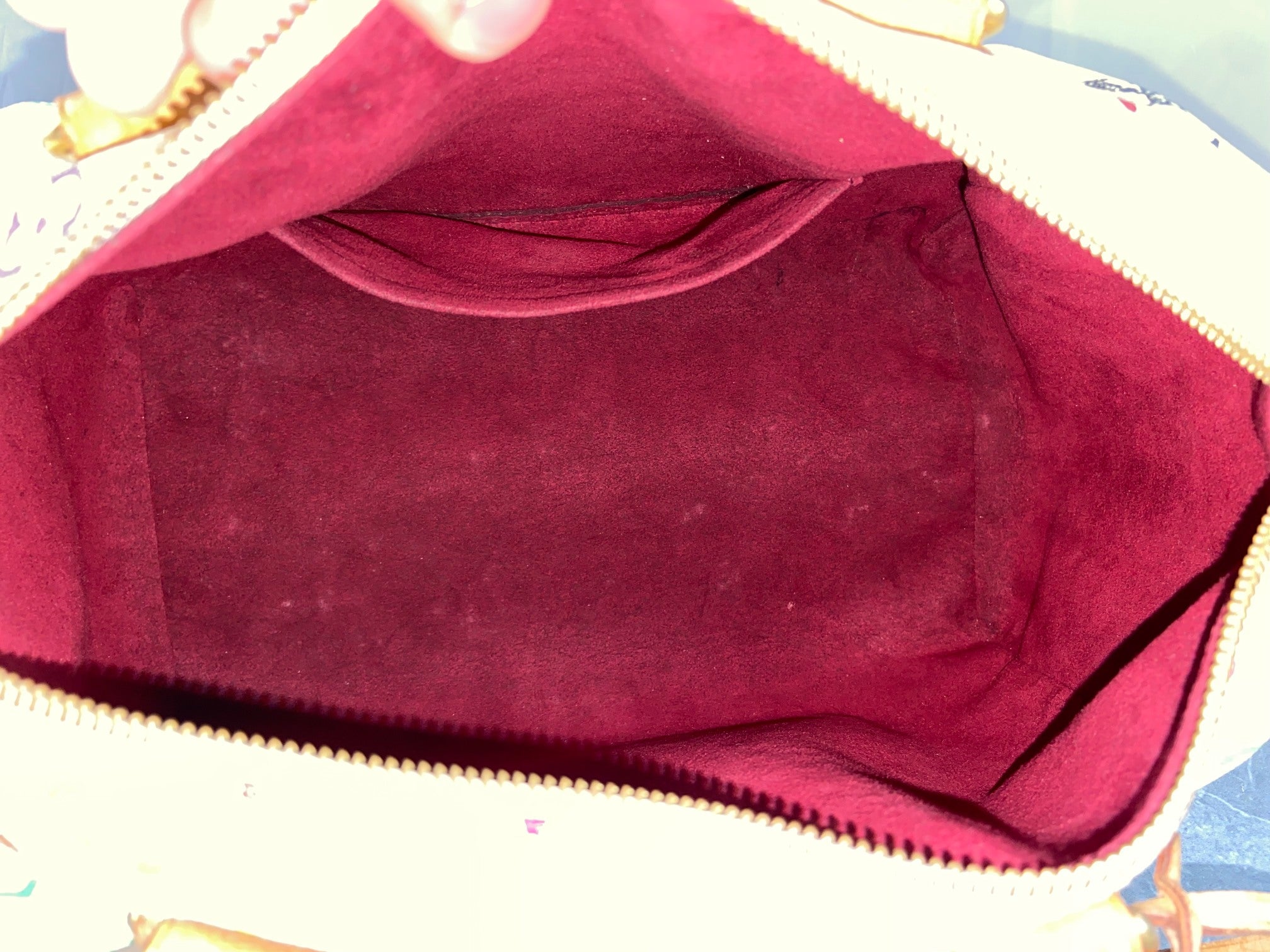 Louis Vuitton Speedy 30 Murakami Multicolor White