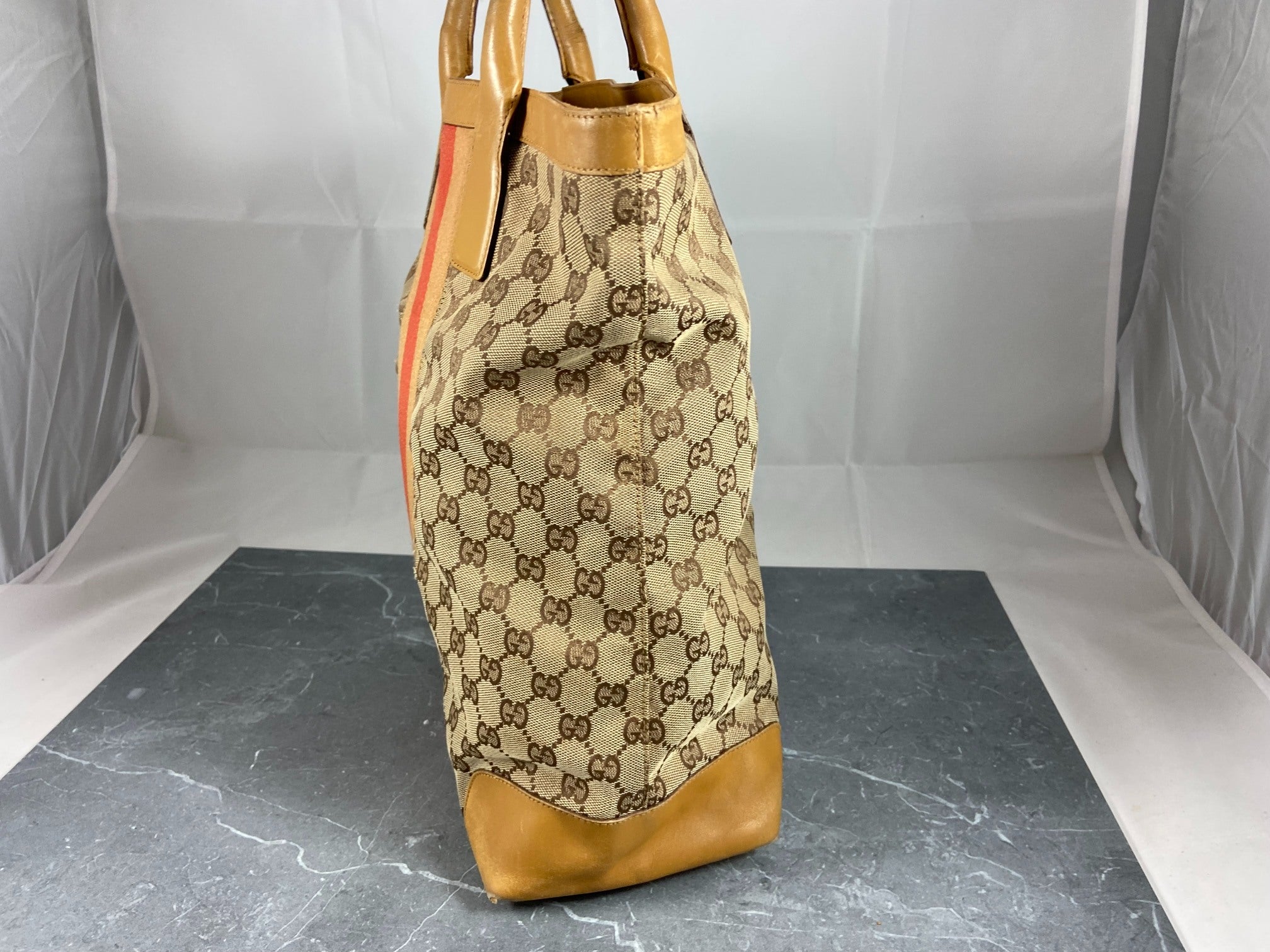 Gucci Hand / Tote Bag Beige GG Monogram