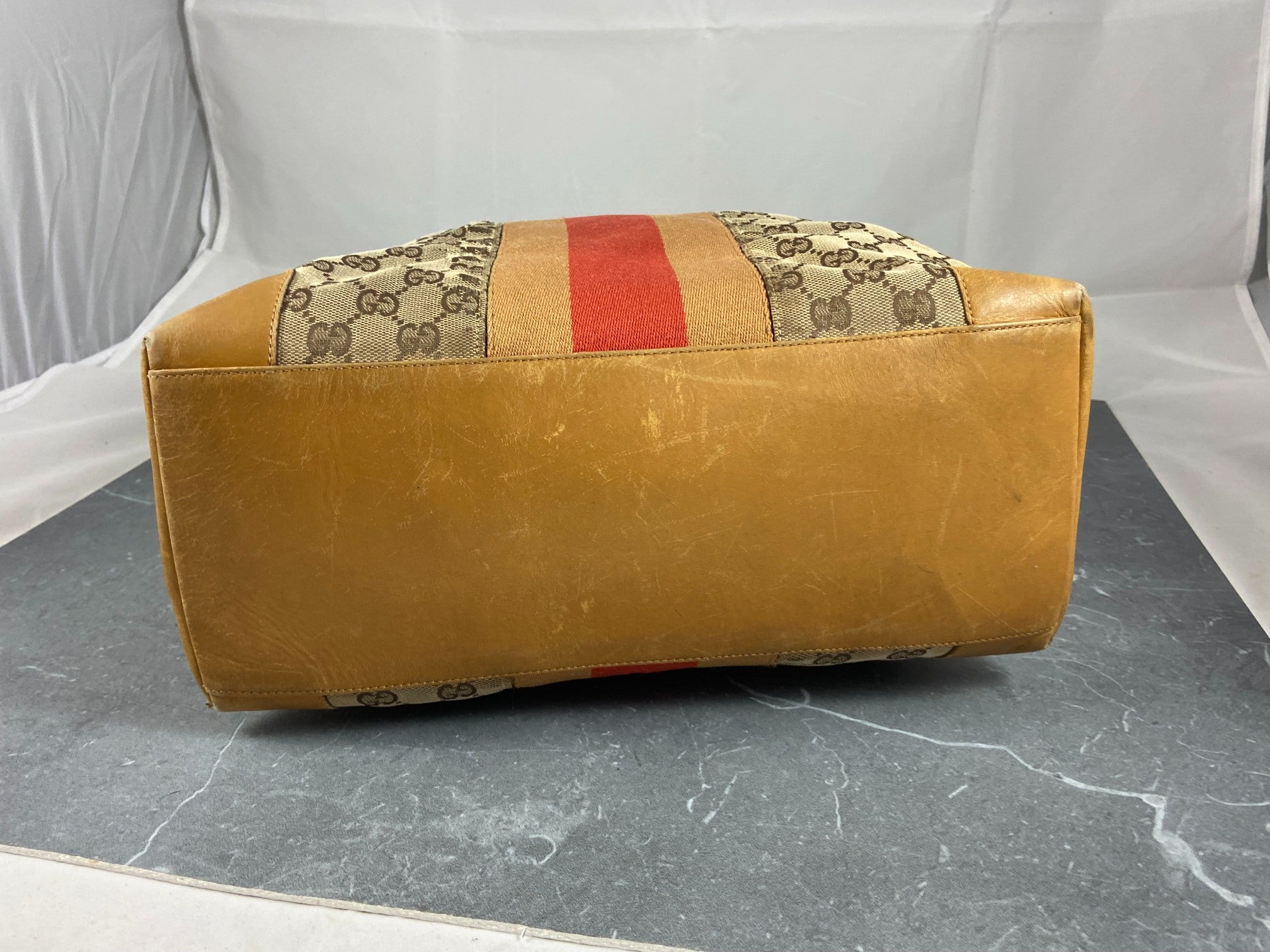 Gucci Hand / Tote Bag Beige GG Monogram