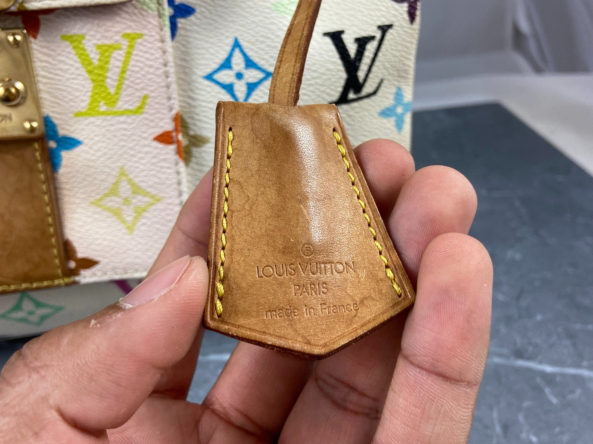 Louis Vuitton Speedy 30 Murakami Multicolor White