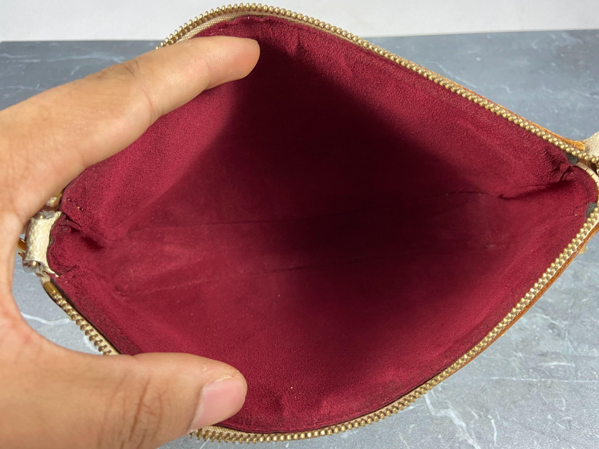 Louis Vuitton Takashi Murakami Multicolor Pochette Accessoires White