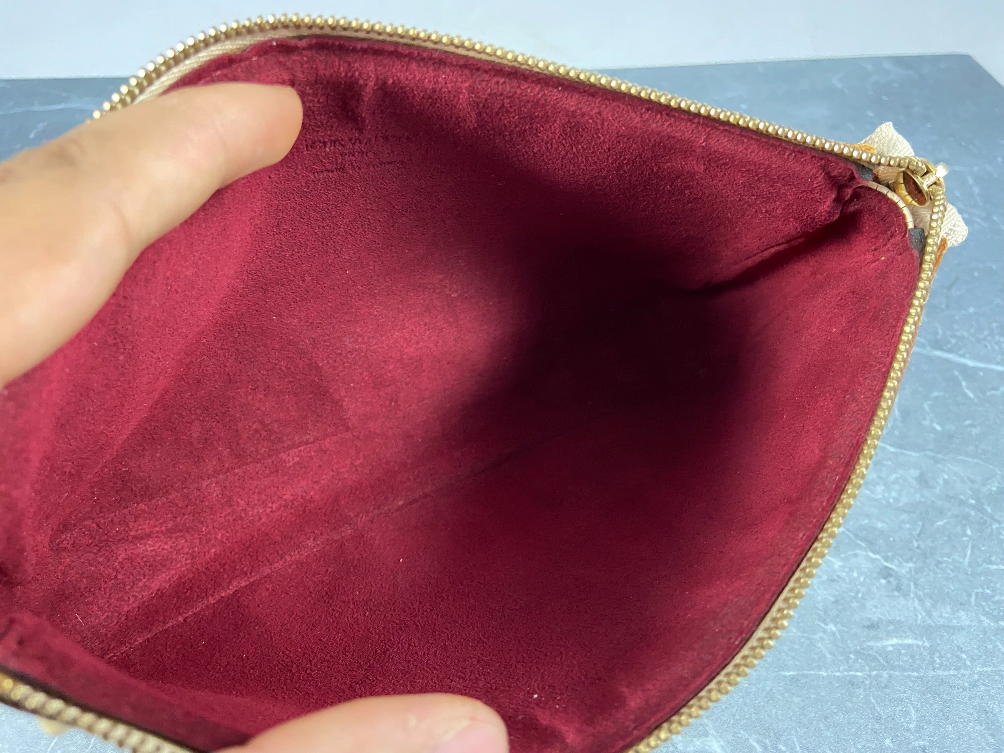 Louis Vuitton Takashi Murakami Multicolor Pochette Accessoires White