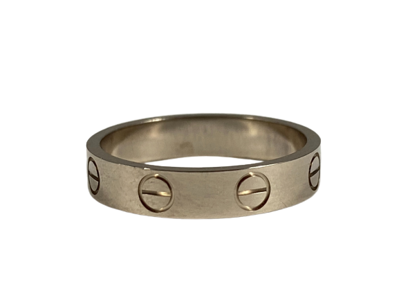 Cartier Love Ring White Gold Size 50
