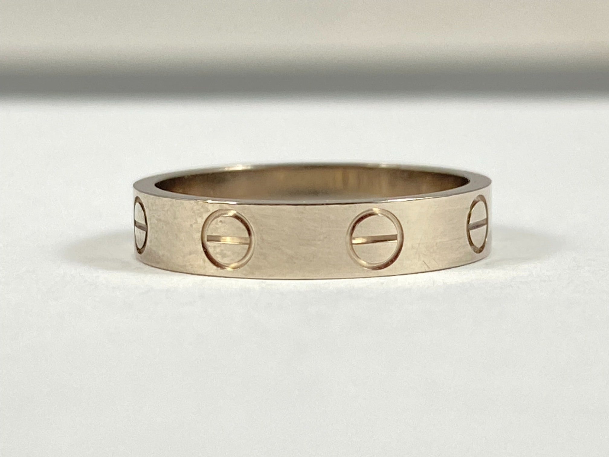 Cartier Love Ring White Gold Size 50