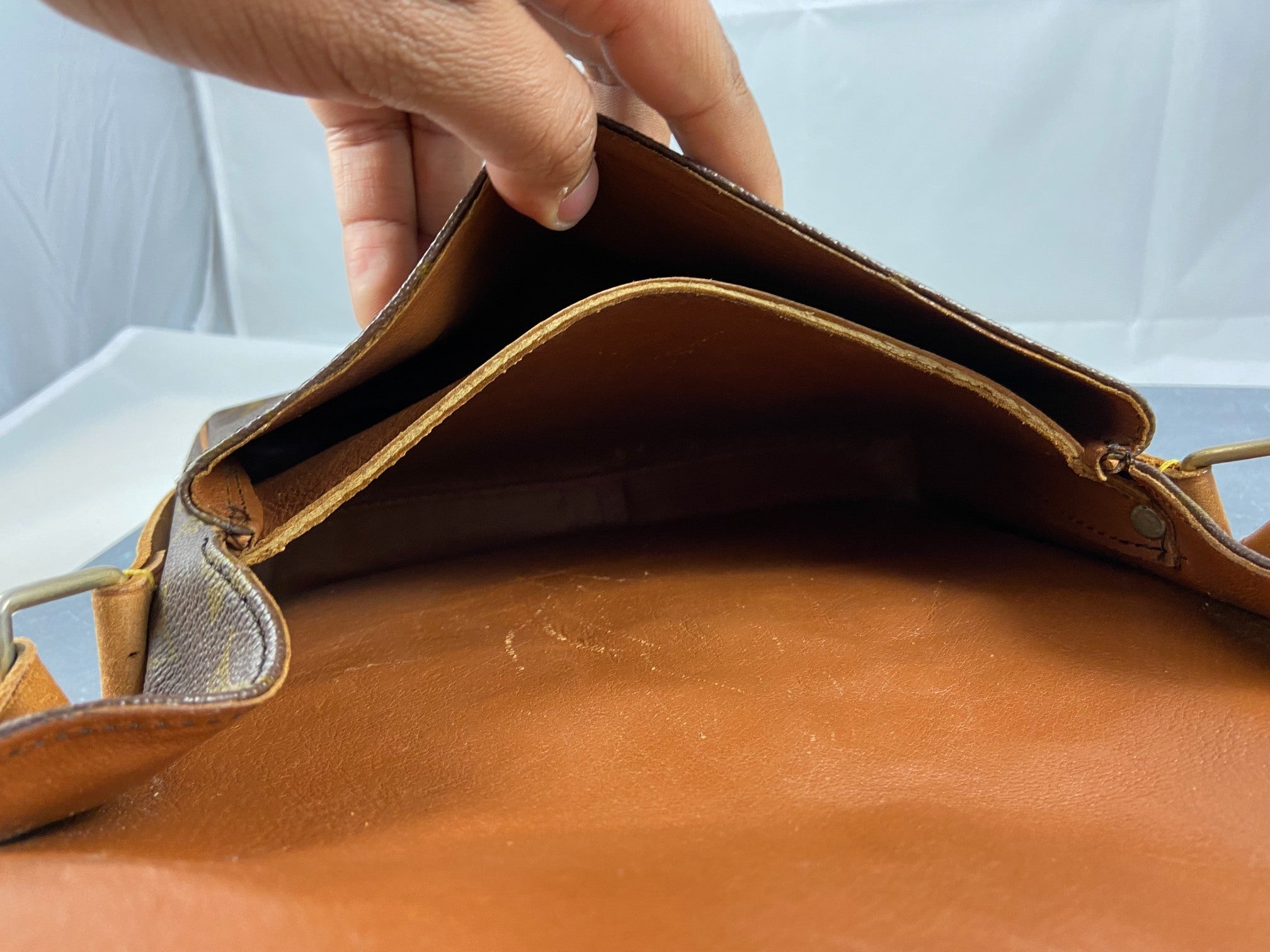 Louis Vuitton Cartouchière GM Shoulder Bag Monogram Canvas