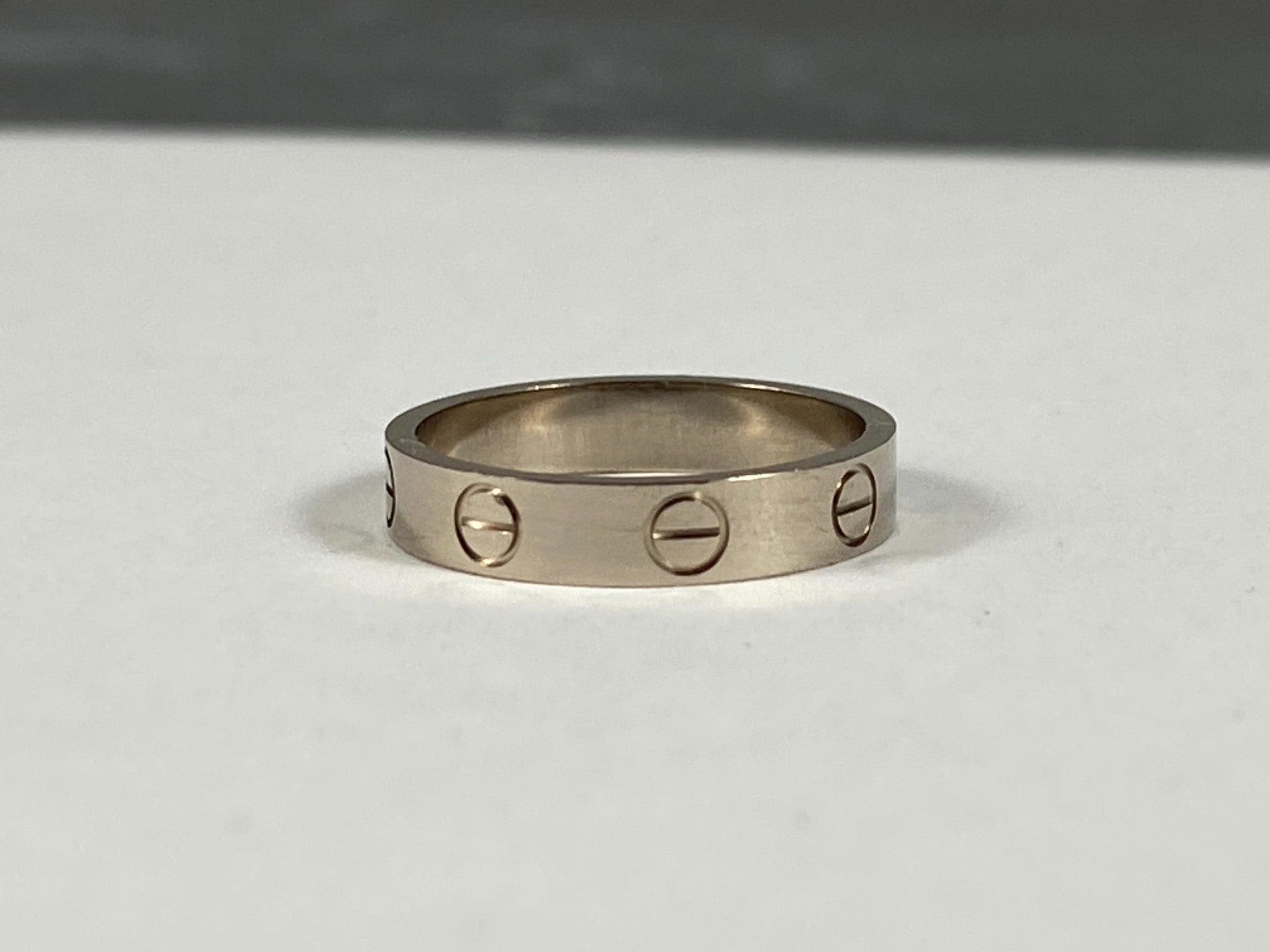 Cartier Love Ring White Gold Size 50