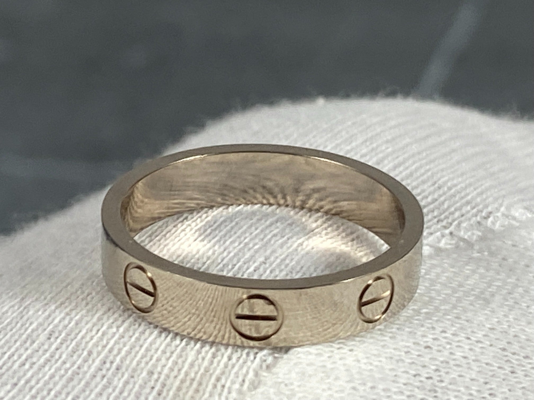 Cartier Love Ring White Gold Size 50