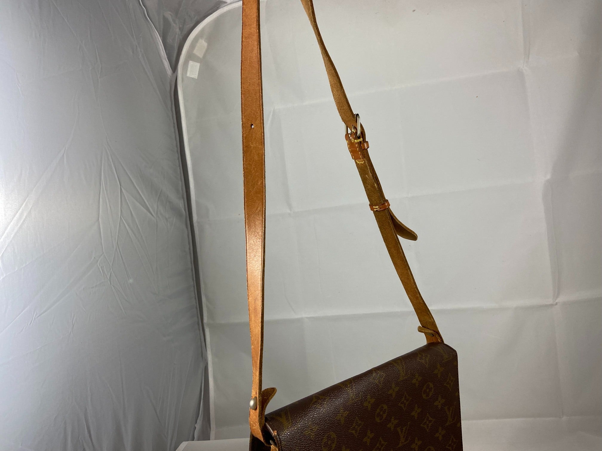 Louis Vuitton Cartouchière GM Shoulder Bag Monogram Canvas