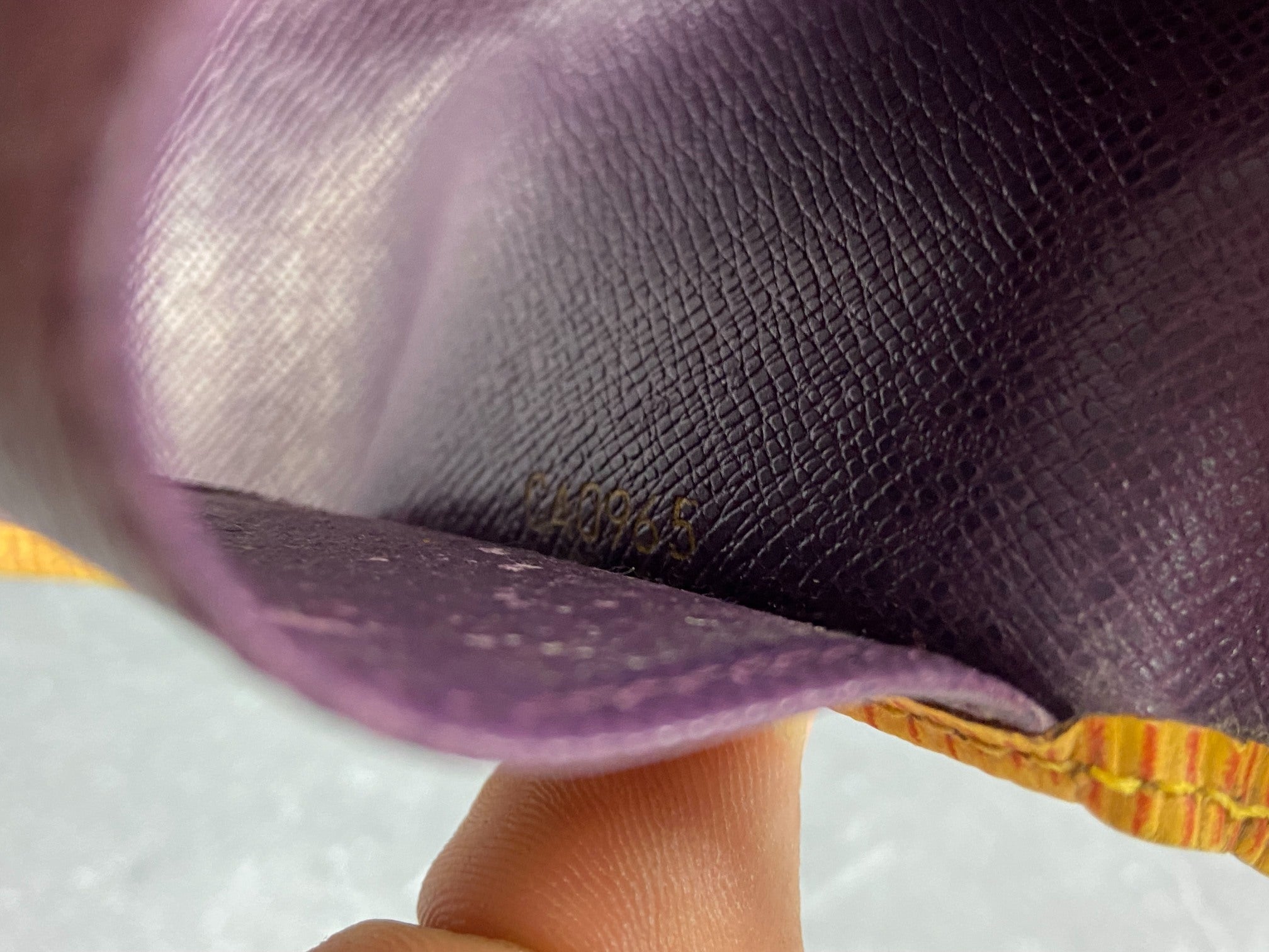 Louis Vuitton 5 Key Holder Yellow Epi Leather