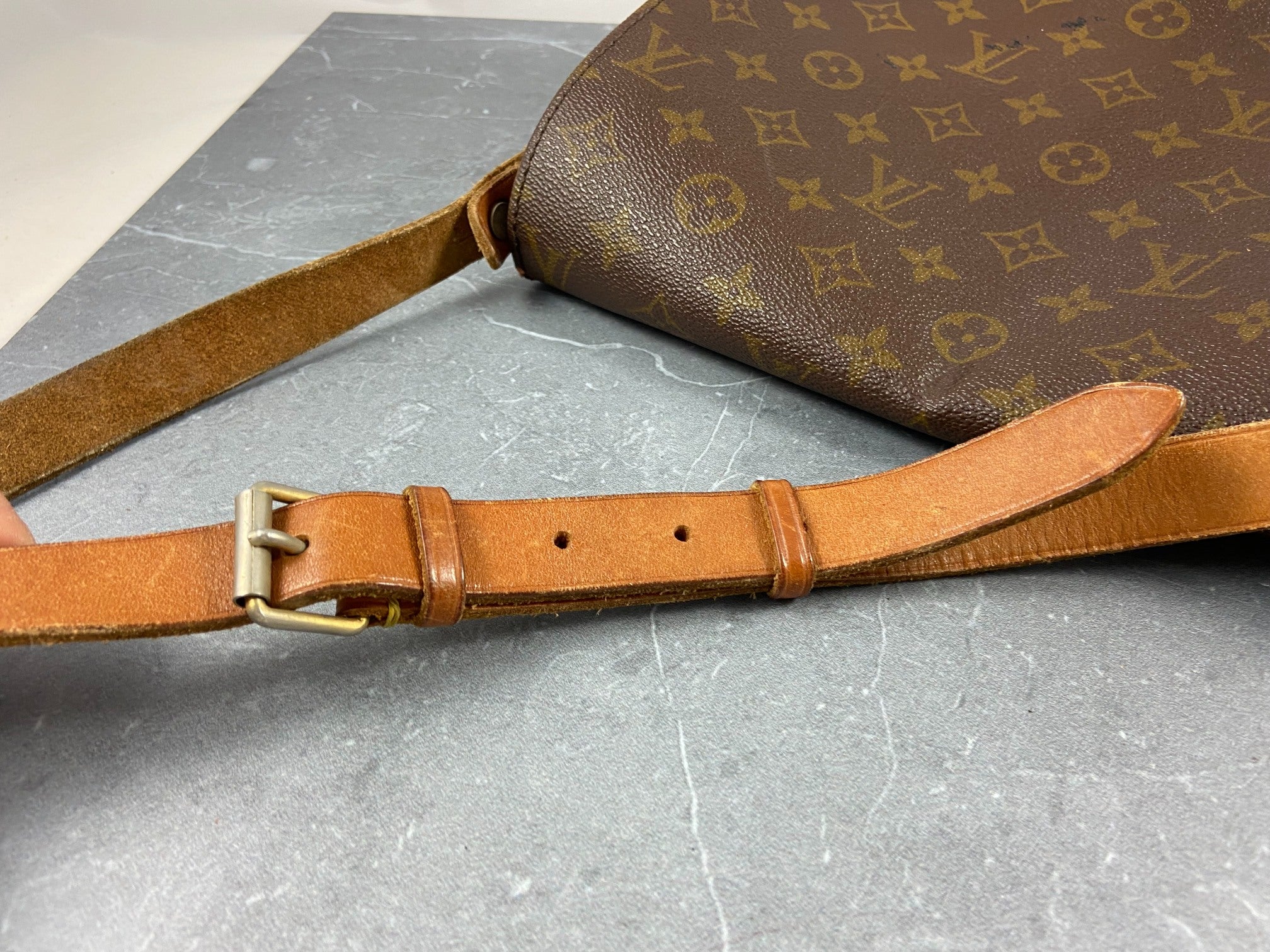 Louis Vuitton Cartouchière GM Shoulder Bag Monogram Canvas