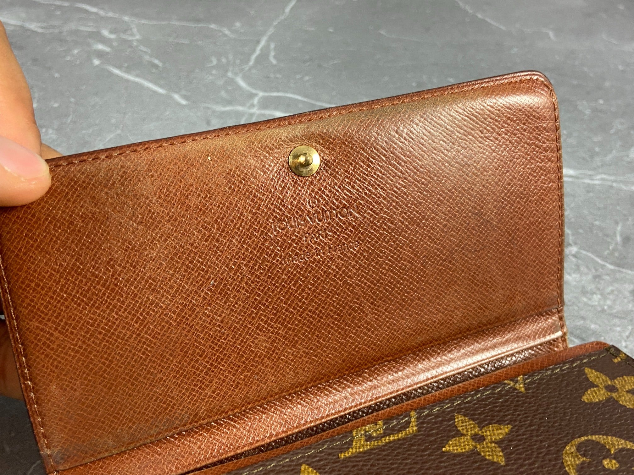 Louis Vuitton Porte-Monnaie Tresor Monogram Canvas