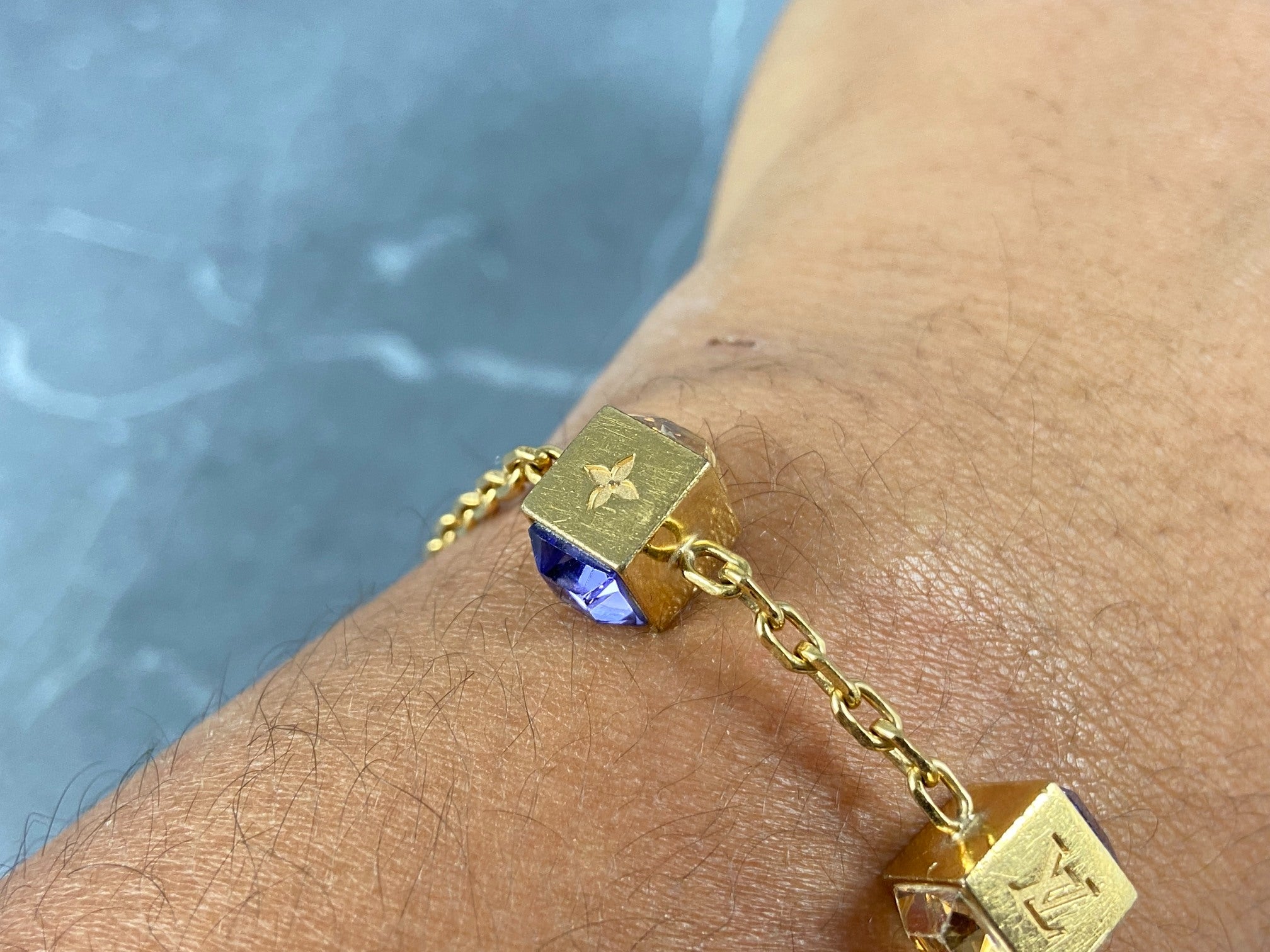 Louis Vuitton Gamble Bracelet Gold-Tone