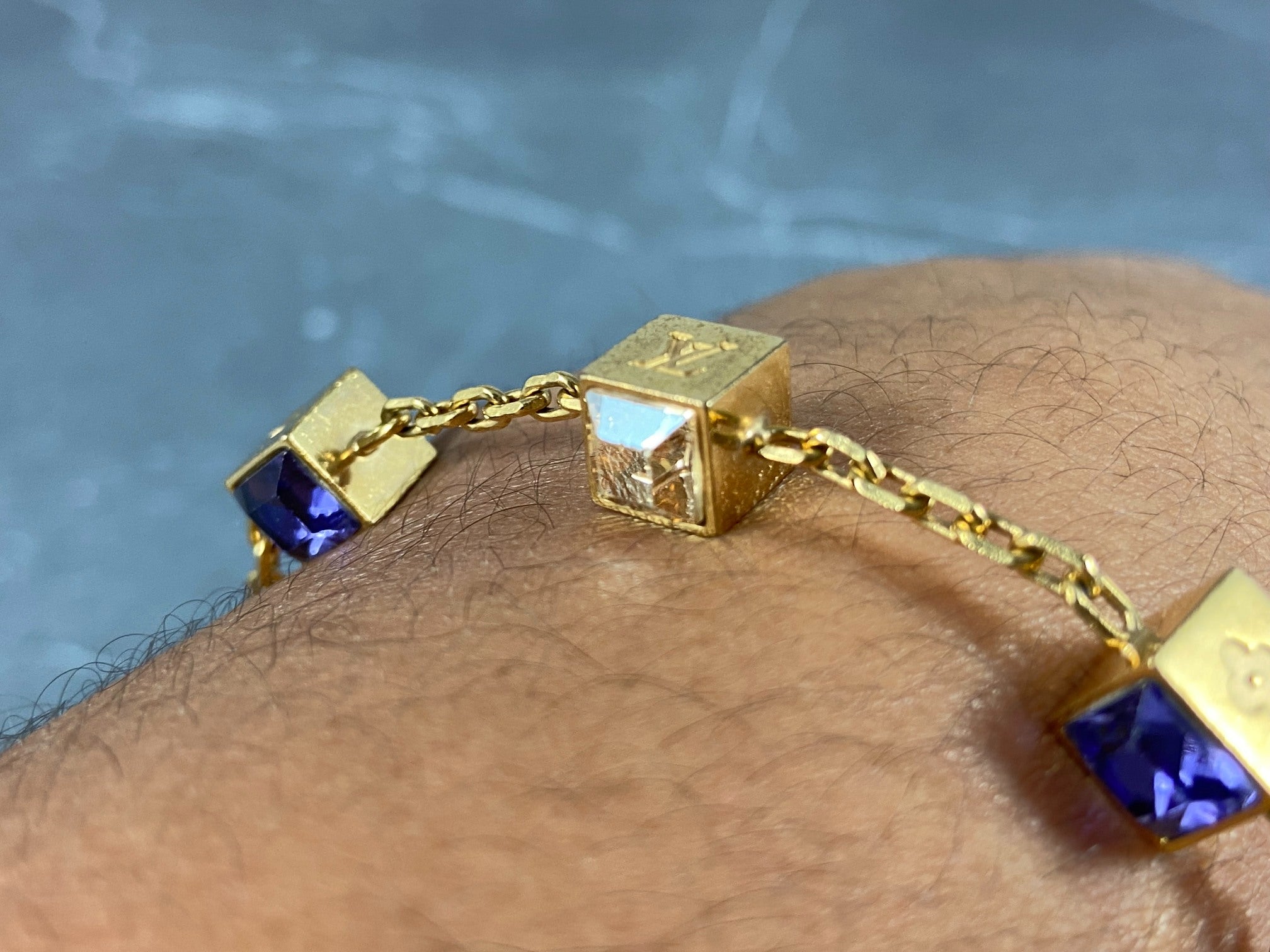 Louis Vuitton Gamble Bracelet Gold-Tone