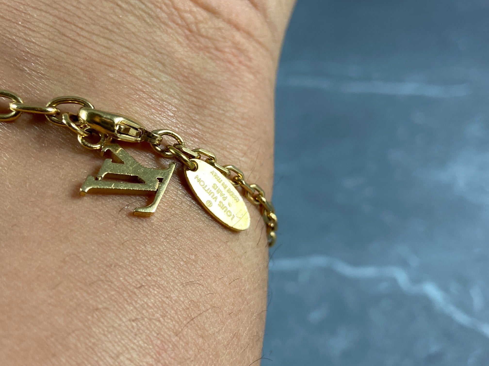 Louis Vuitton Gamble Bracelet Gold-Tone