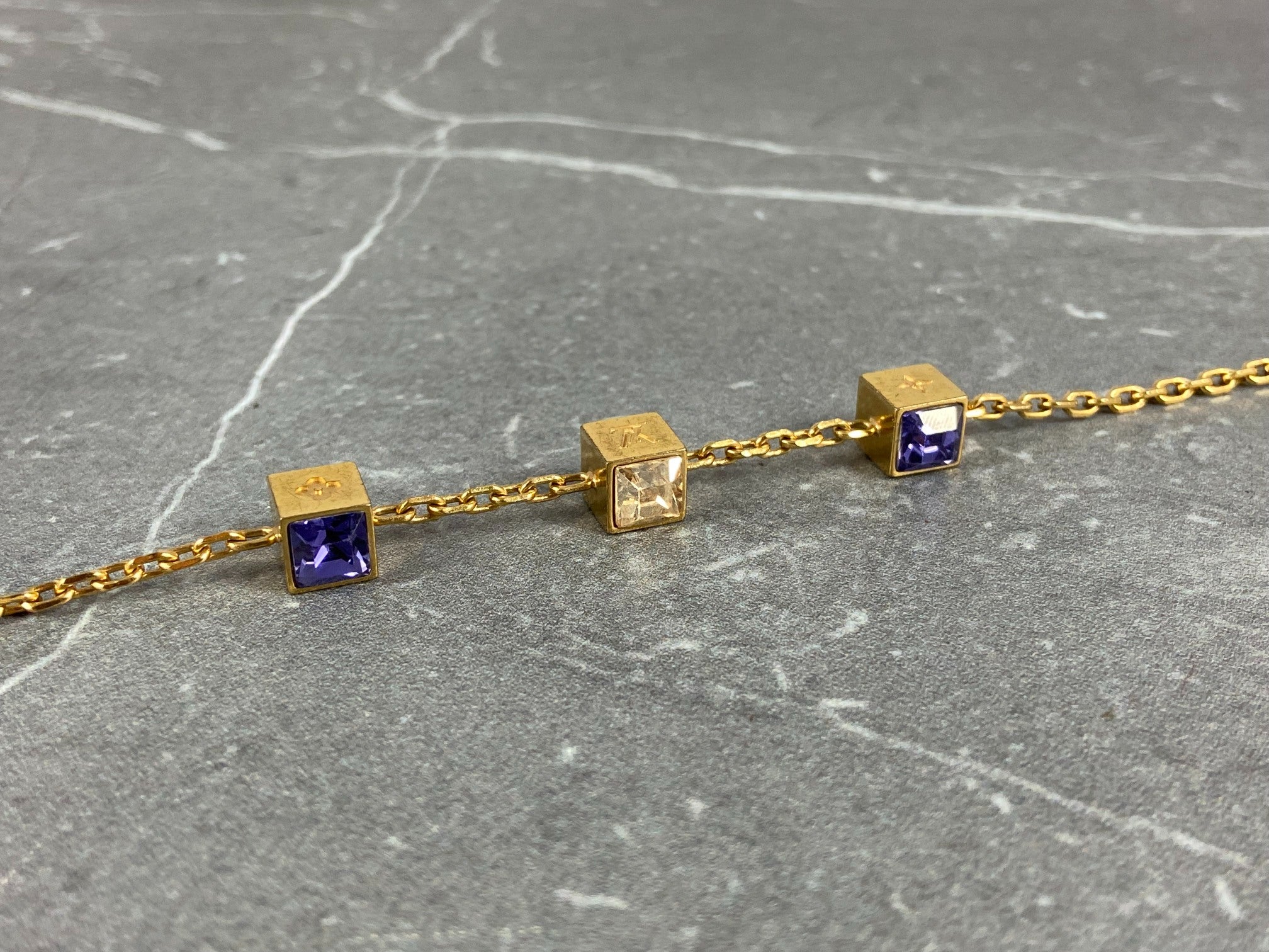 Louis Vuitton Gamble Bracelet Gold-Tone