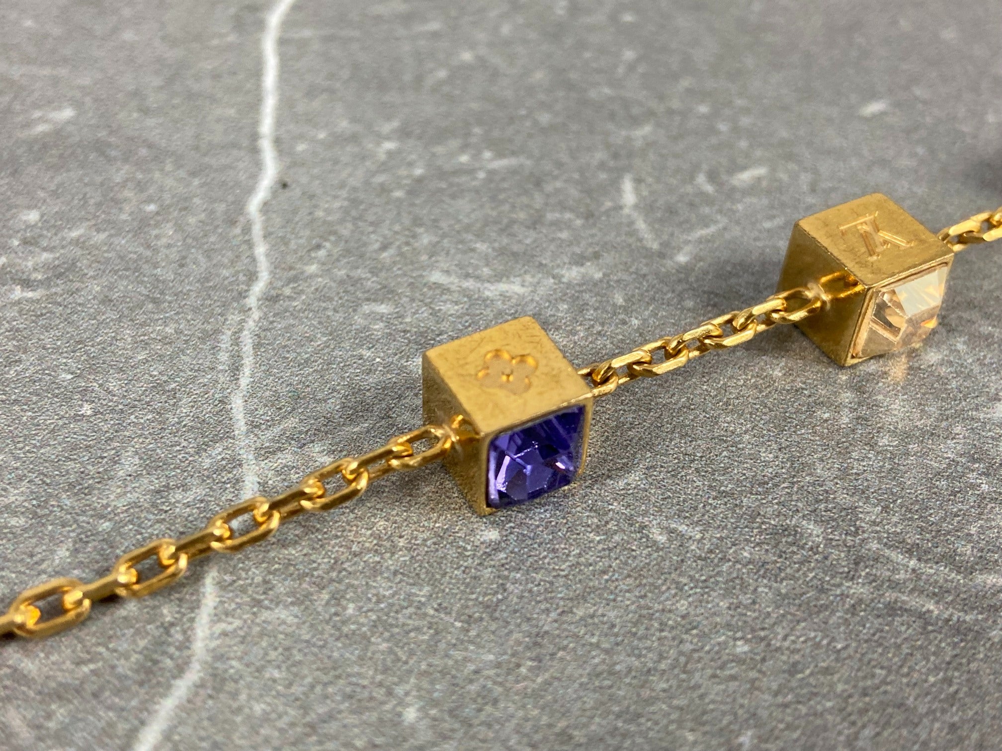 Louis Vuitton Gamble Bracelet Gold-Tone