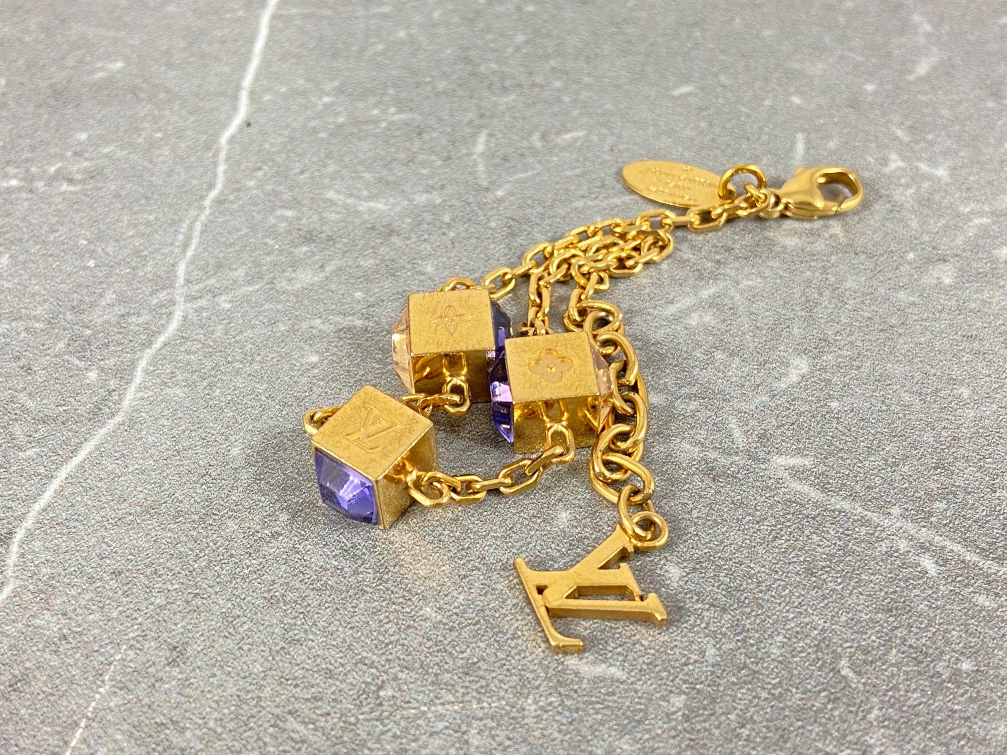 Louis Vuitton Gamble Bracelet Gold-Tone