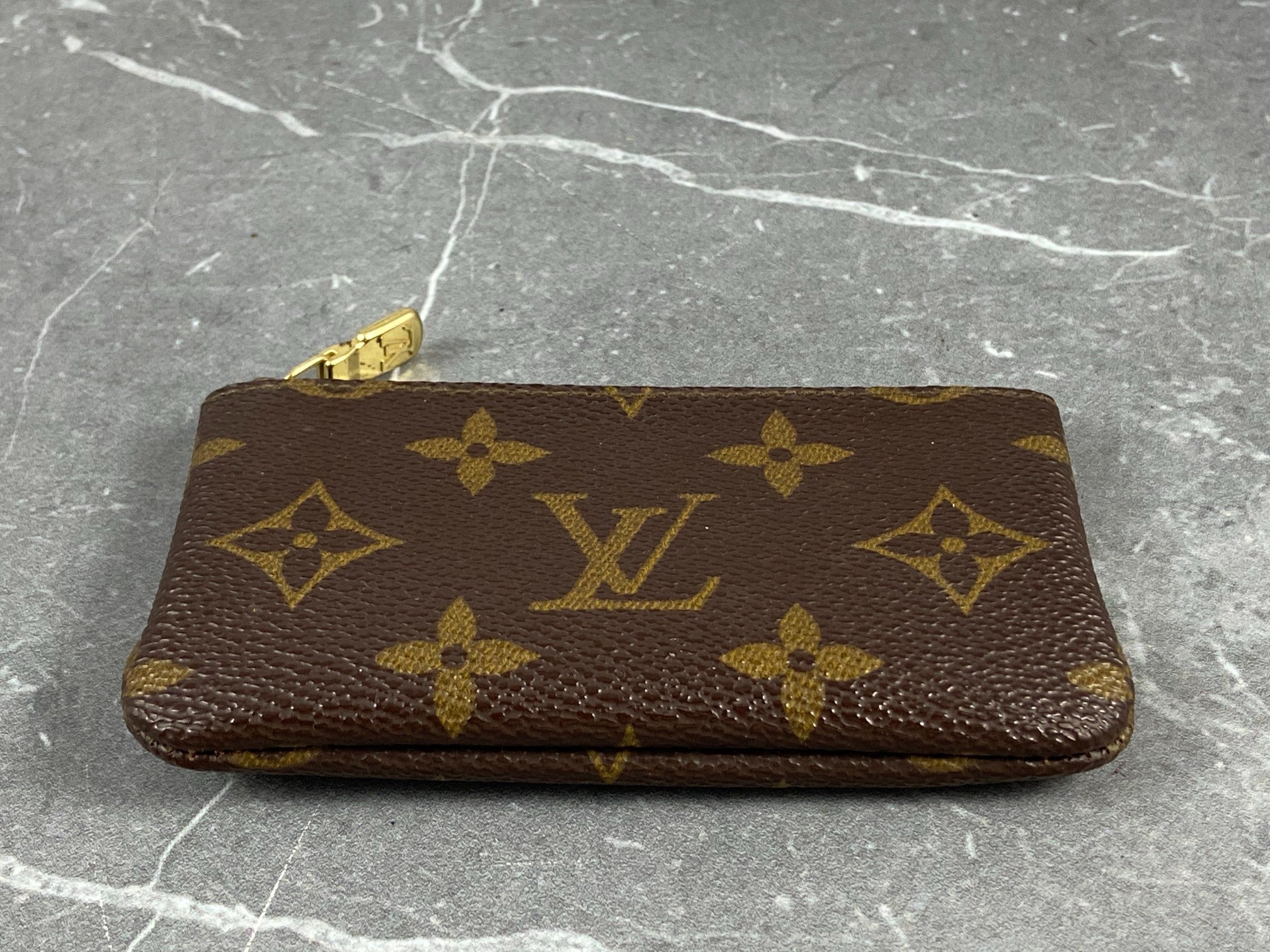 Louis Vuitton Pochette Cles Key Pouch Monogram Canvas