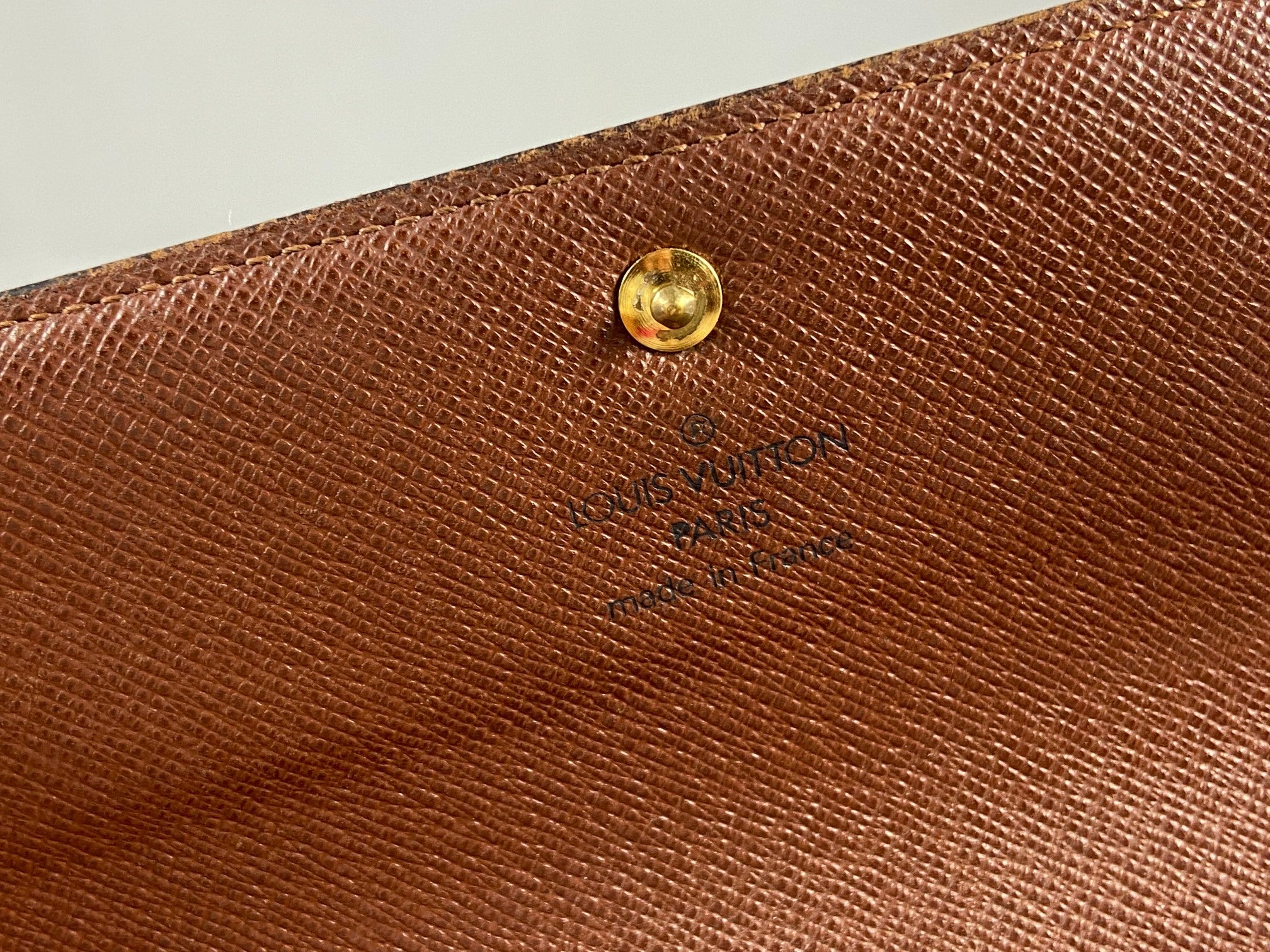 Louis Vuitton Porte Tresor Etui Wallet Monogram Canvas