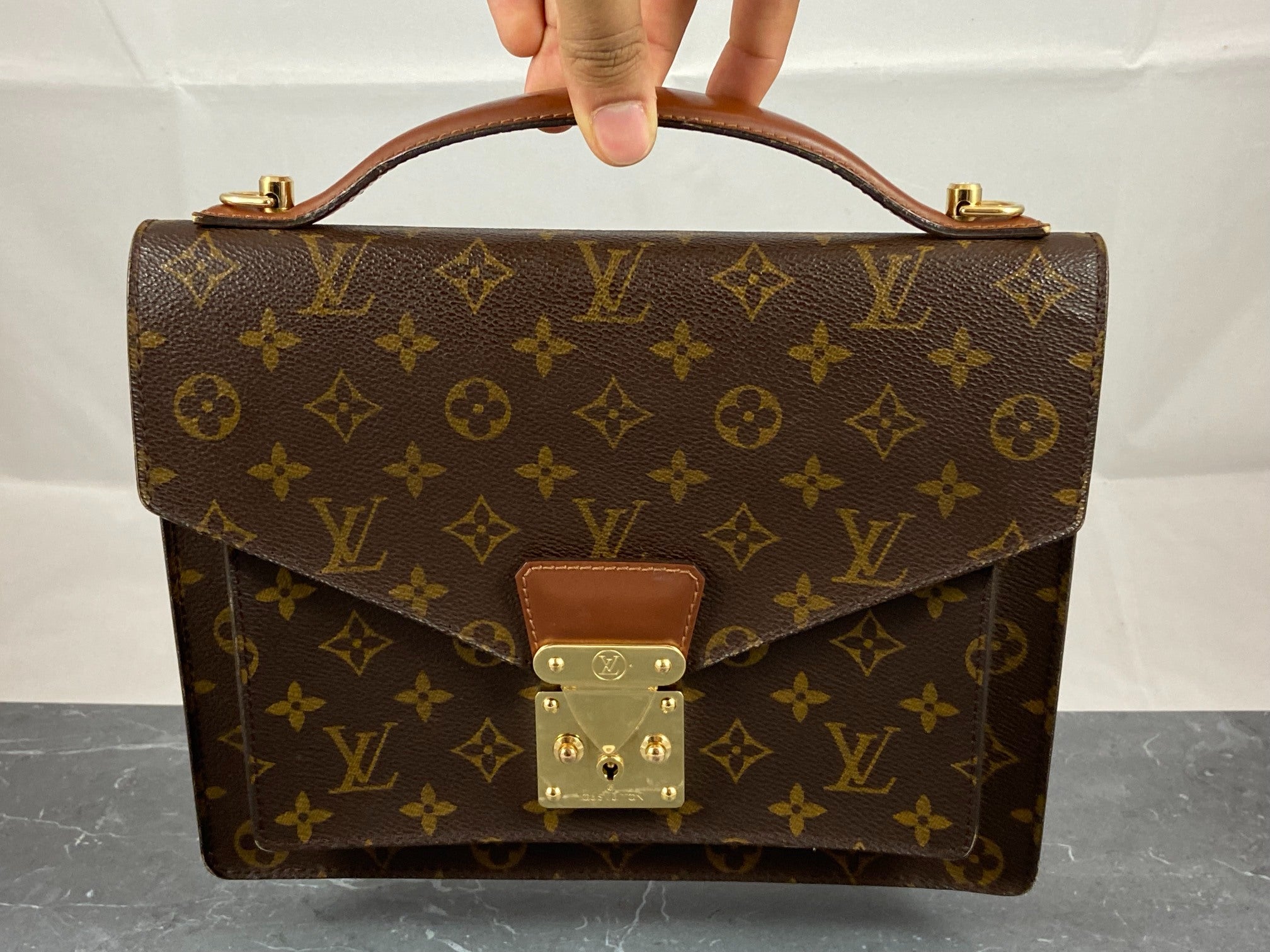 Louis Vuitton Monceau 28 Monogram Canvas