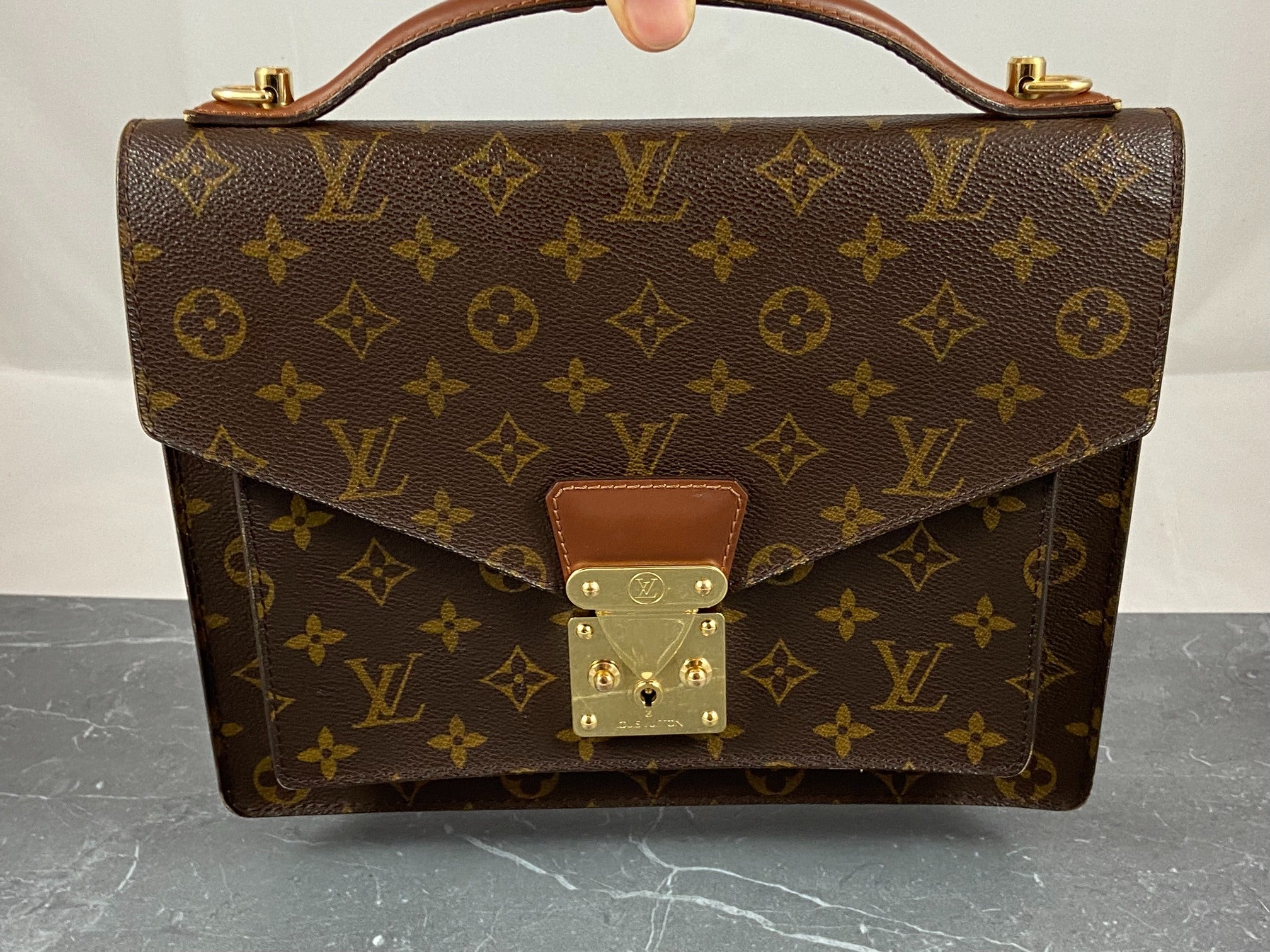 Louis Vuitton Monceau 28 Monogram Canvas