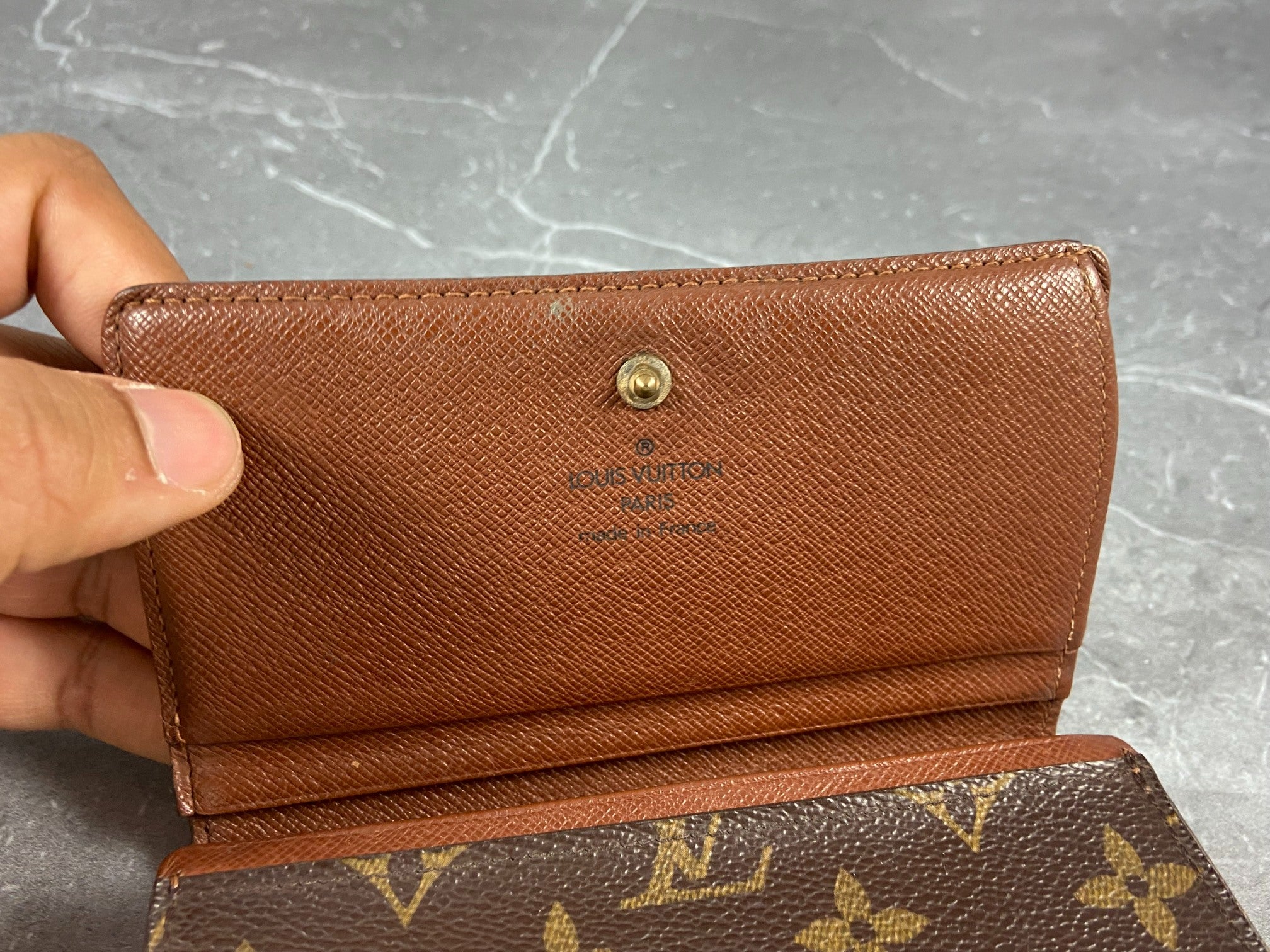 Louis Vuitton Porte-Monnaie Tresor Monogram Canvas