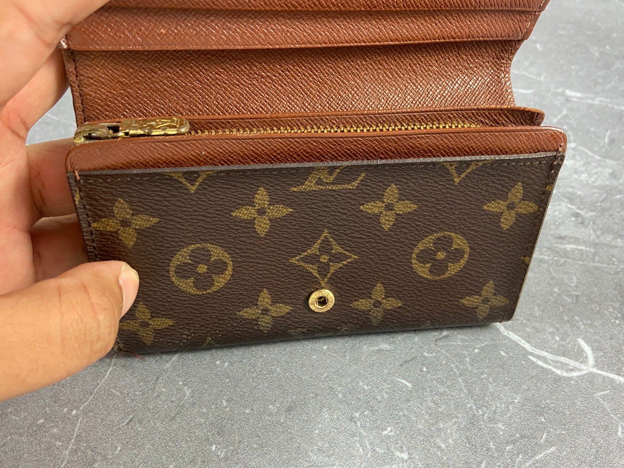 Louis Vuitton Porte-Monnaie Tresor Monogram Canvas