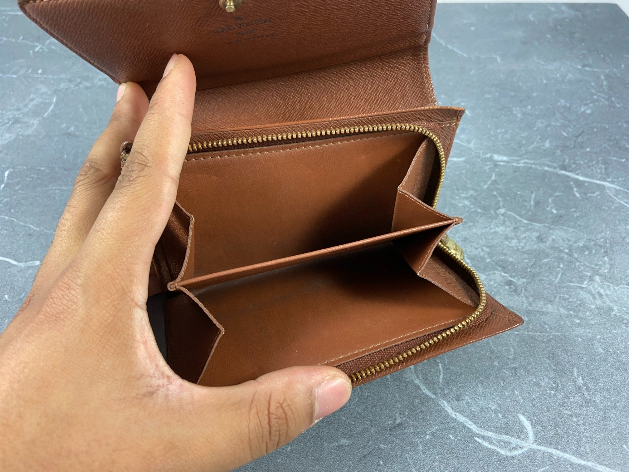 Louis Vuitton Porte-Monnaie Tresor Monogram Canvas