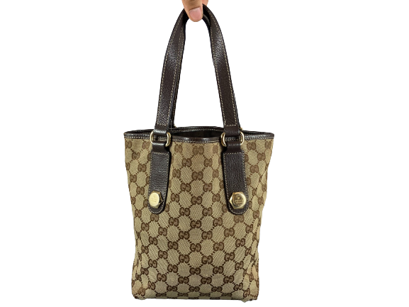 Gucci Charmy Hand / Shopper Bag Beige GG Monogram