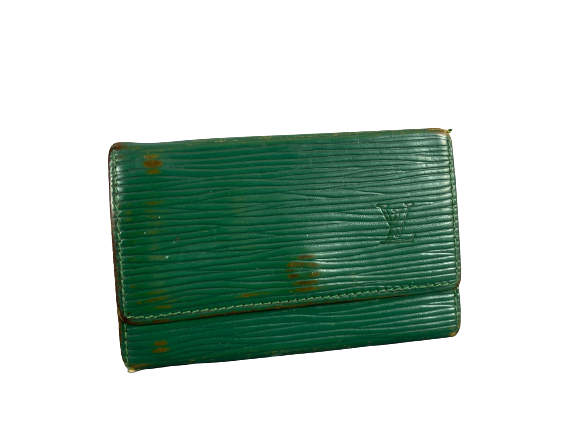 Louis Vuitton 6 Key Holder Black Epi Leather