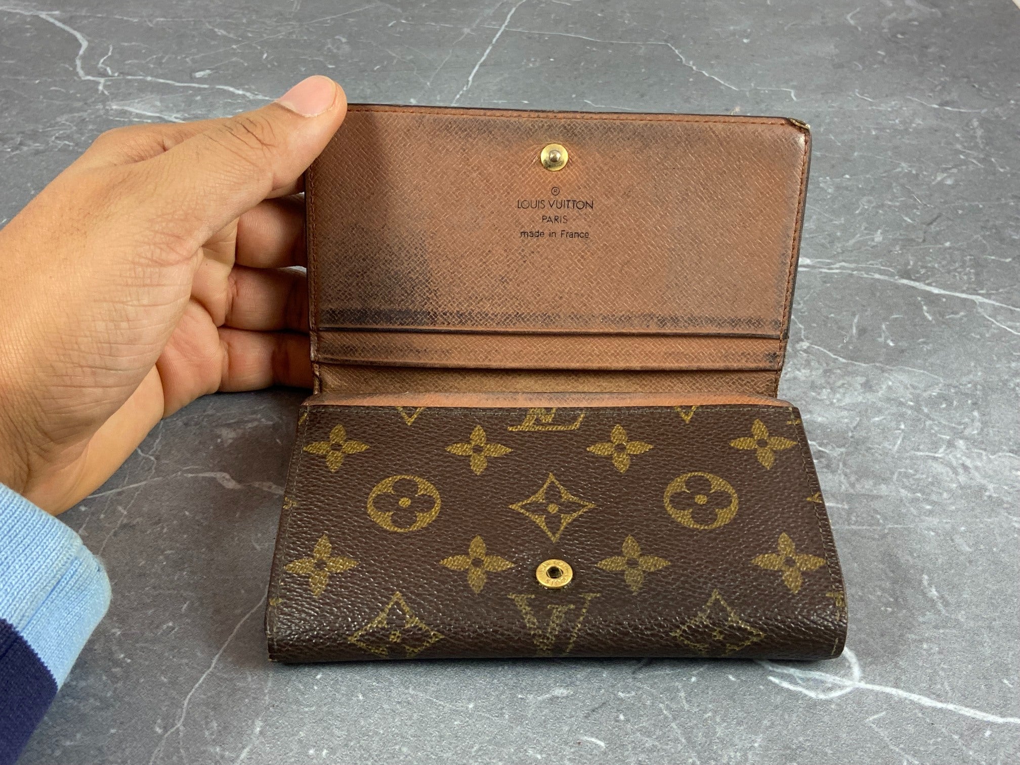 Louis Vuitton Porte-Monnaie Tresor Monogram Canvas