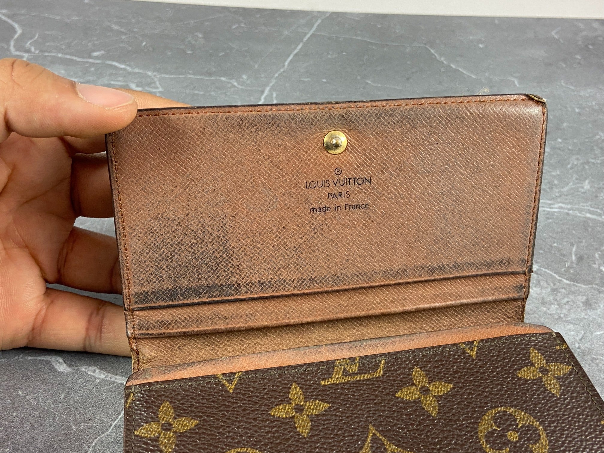 Louis Vuitton Porte-Monnaie Tresor Monogram Canvas