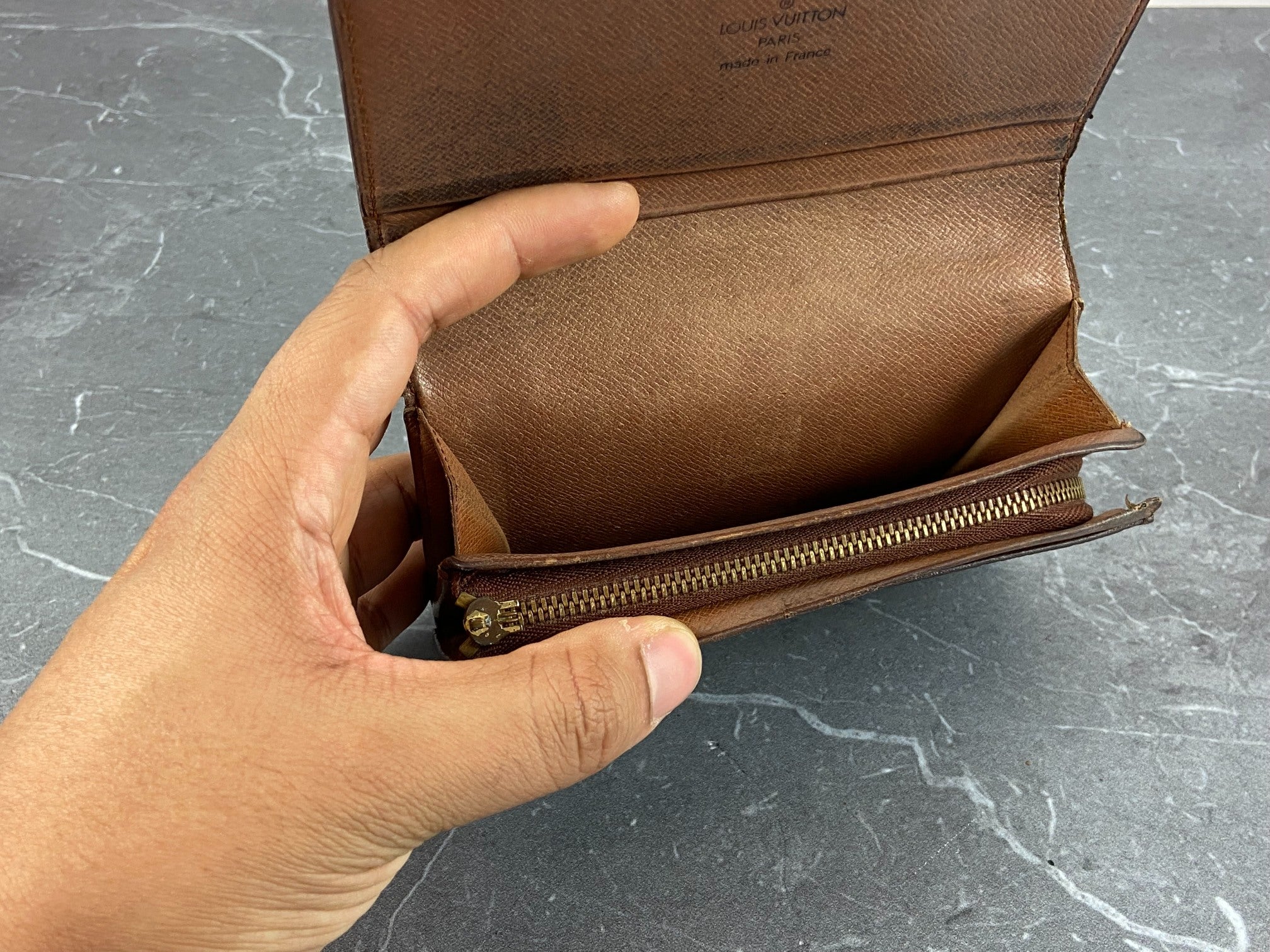 Louis Vuitton Porte-Monnaie Tresor Monogram Canvas